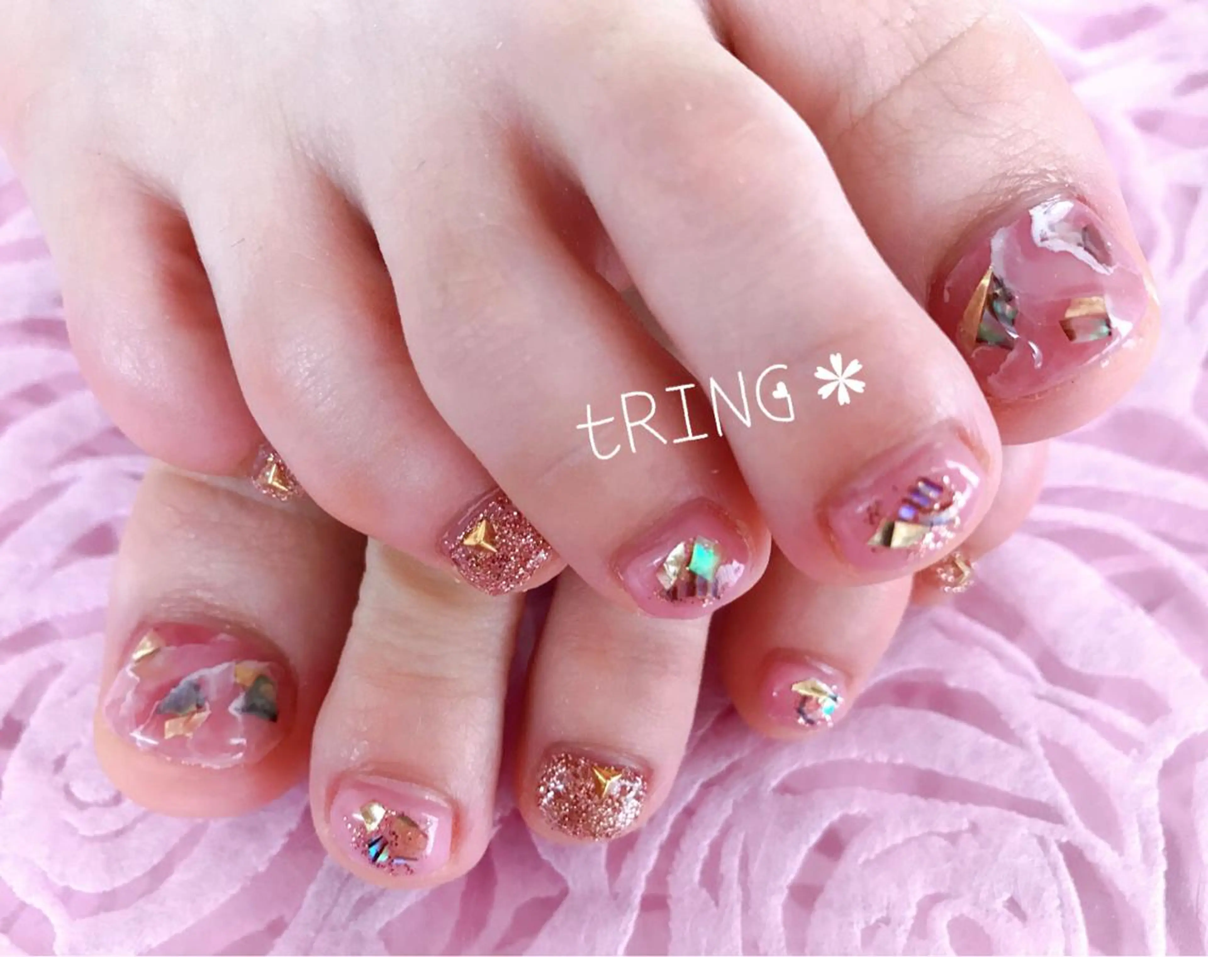 ネイル フットネイル tRING＊ しいの木台のネイルデザイン