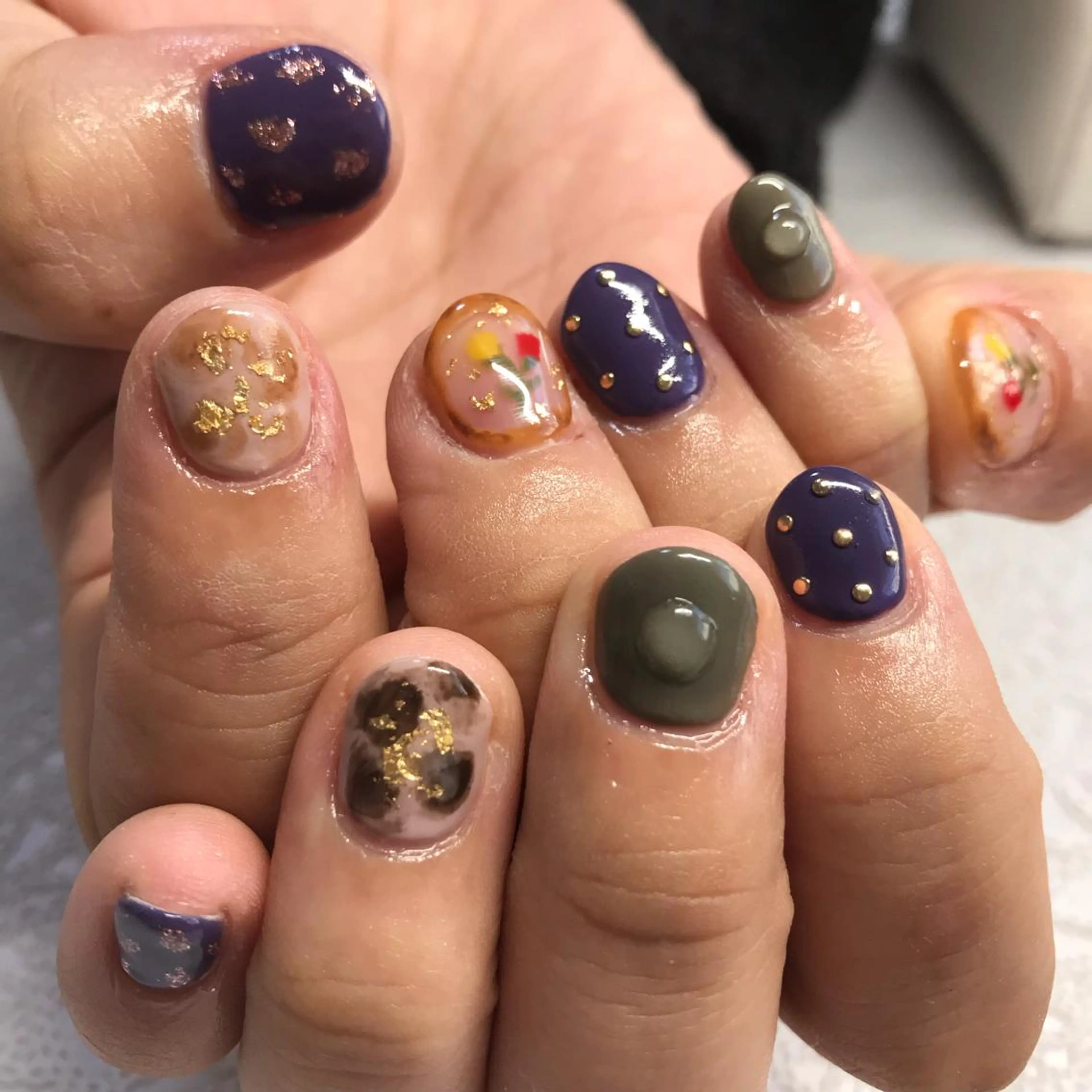 ネイル ハンドネイル フットネイル 菊地 里沙のネイルデザイン