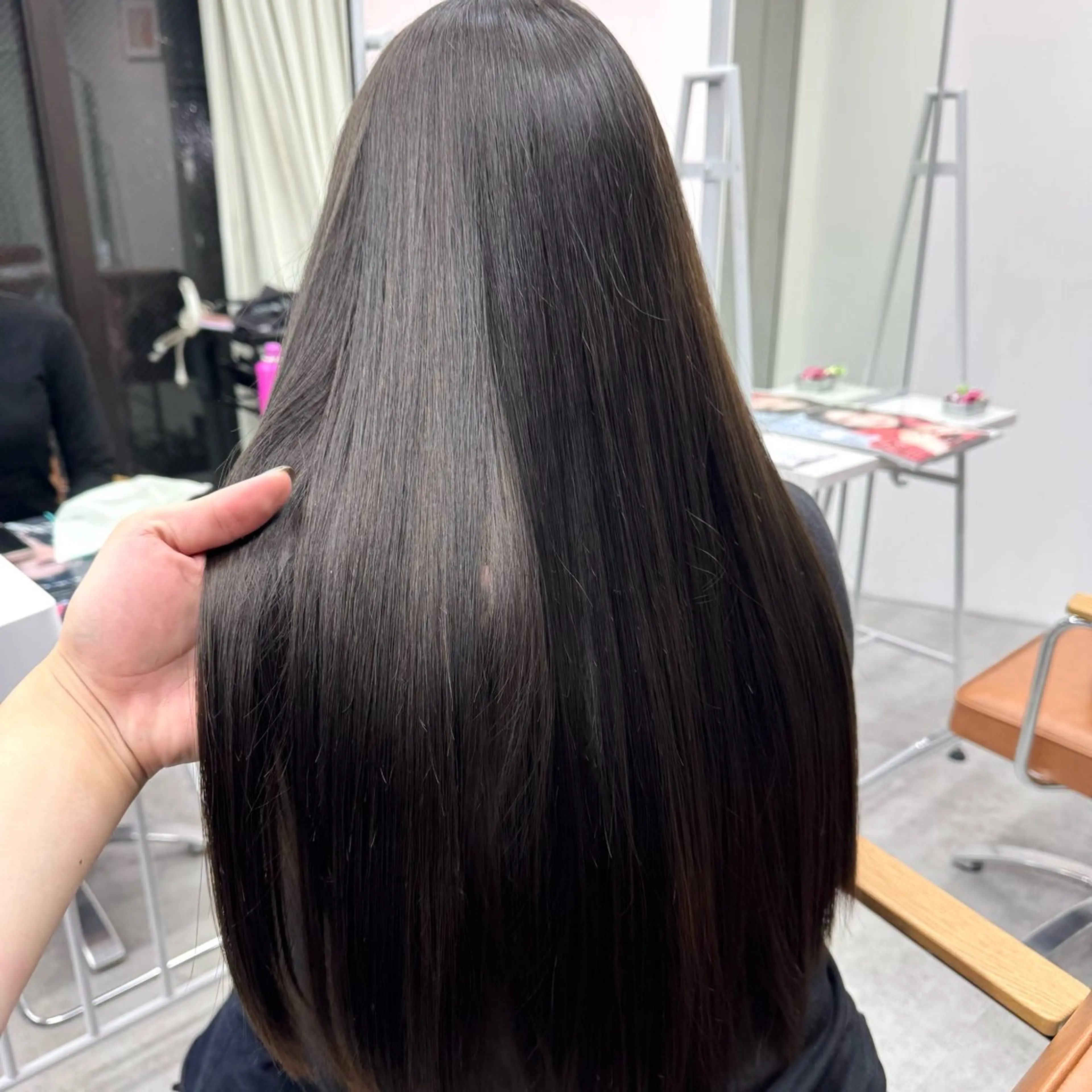 ロング カラー ヘアアレンジ ヘアカラー ブリーチなしカラー /新百合ヶ丘/安形翔のヘアスタイル