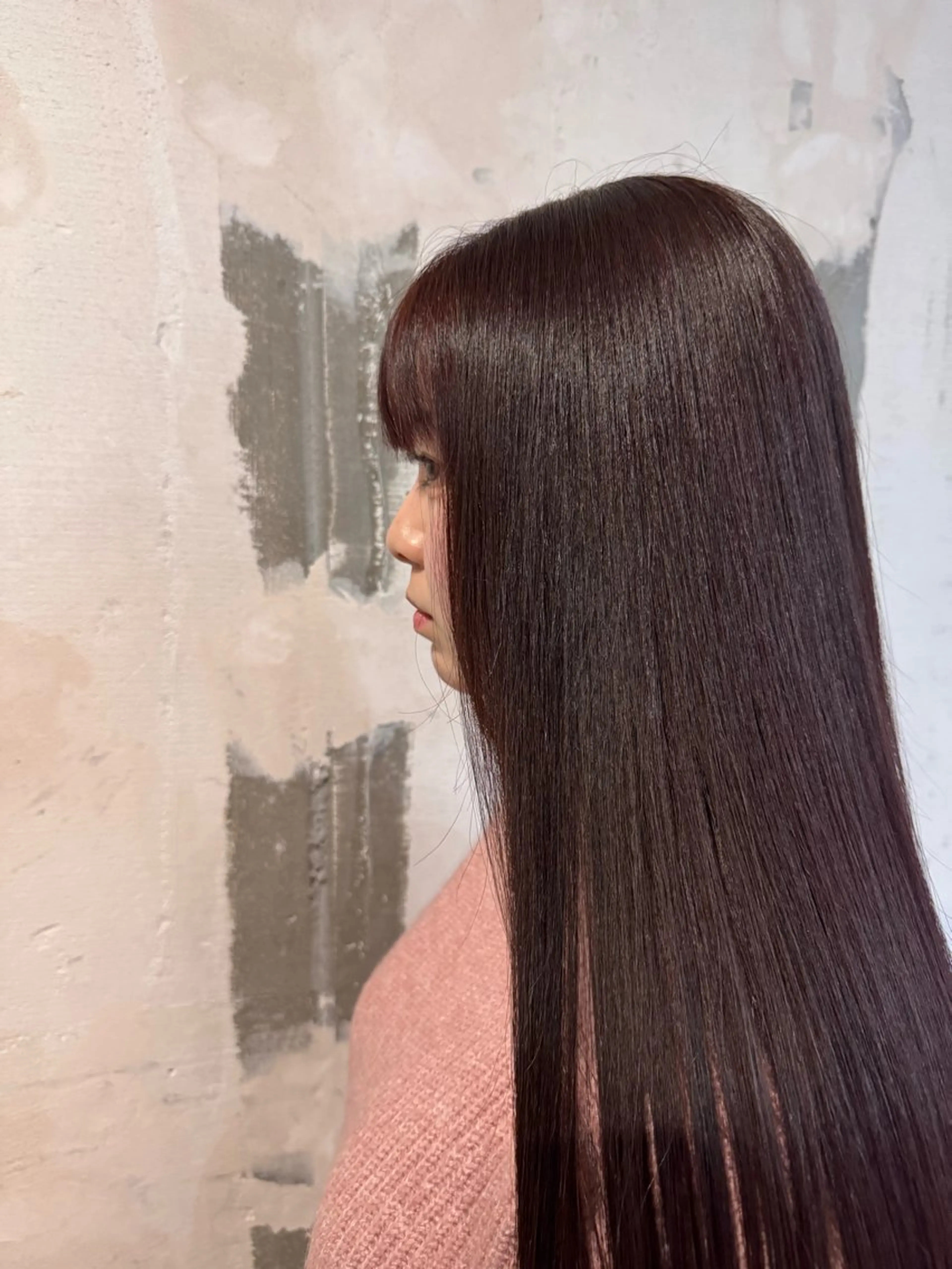 ロング カラー 平松 和泉のヘアスタイル
