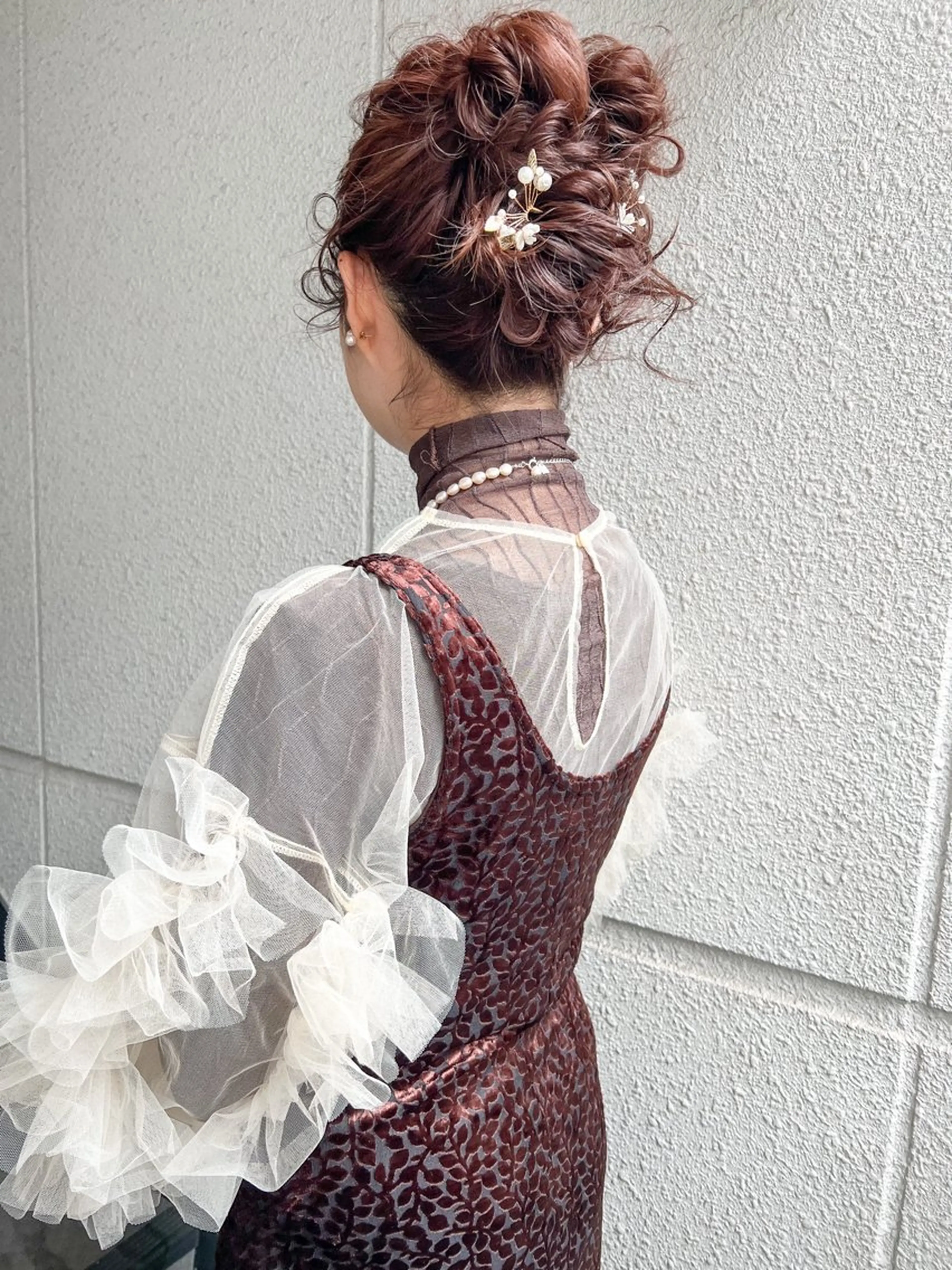 ロング ヘアアレンジ カラーパティシエ facce🌼ikoのヘアスタイル