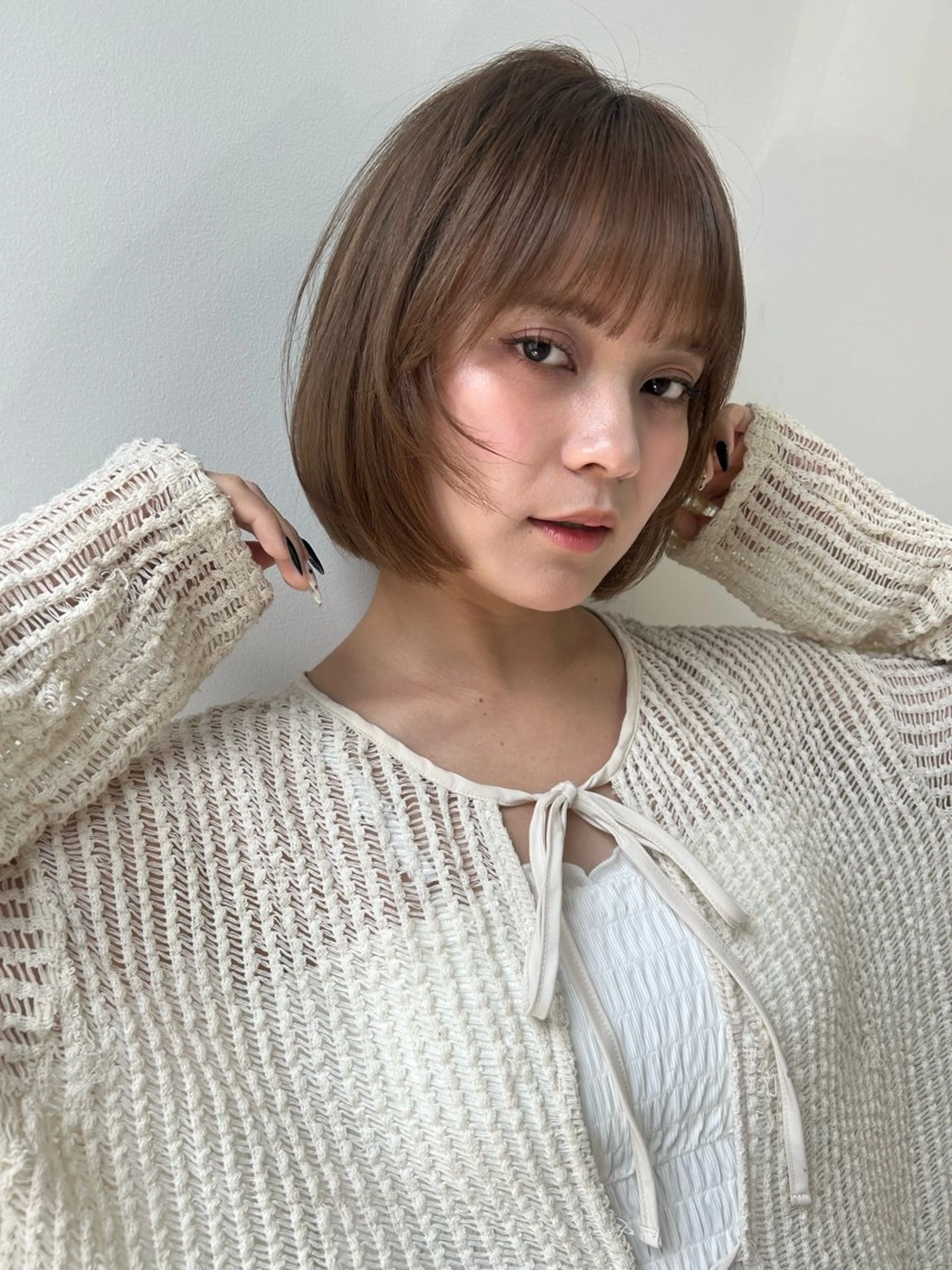 ミディアム カラー ヘアカラー 艶カラー🐳🫧 サヤカ 🐳のヘアスタイル