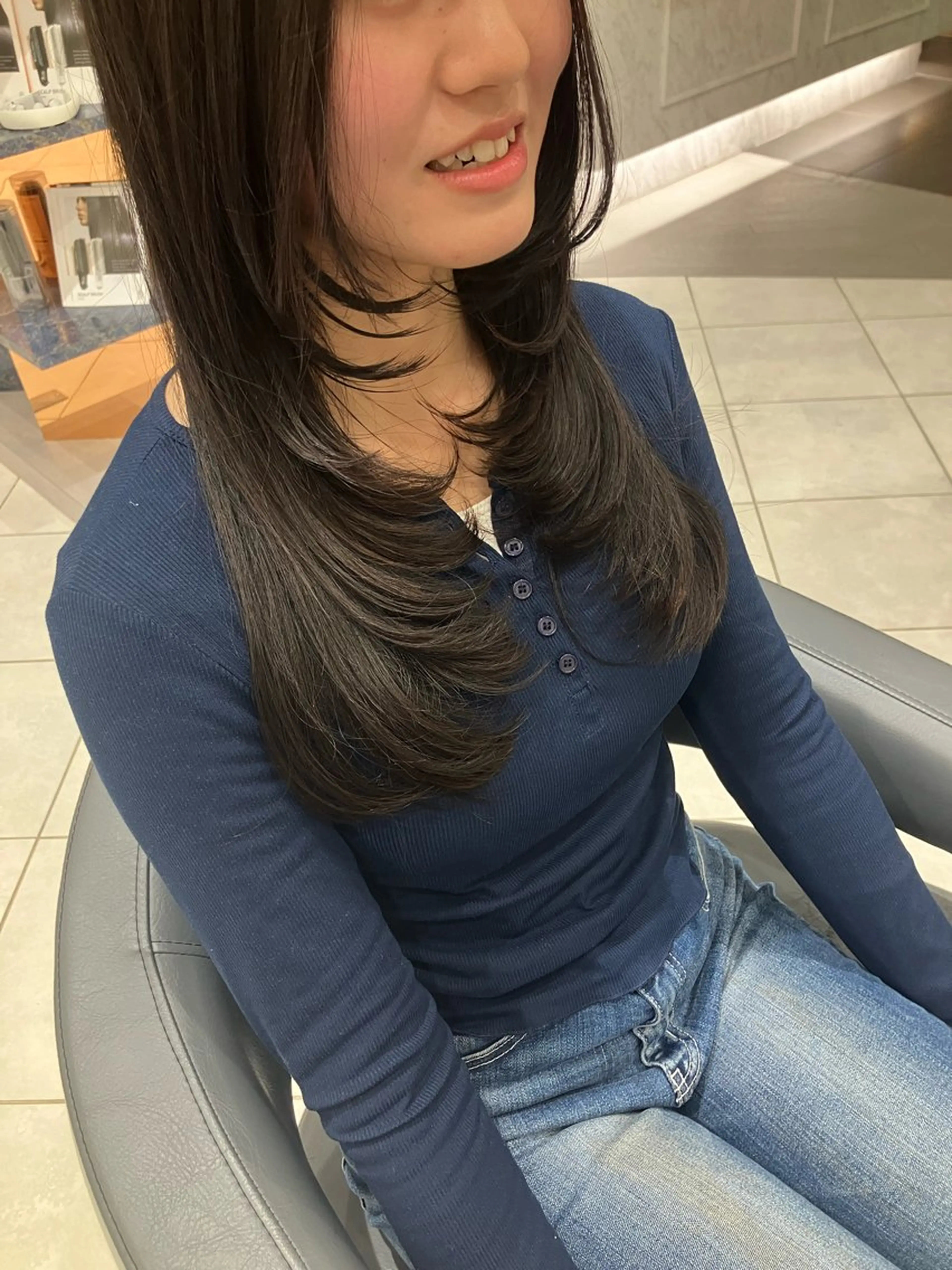 ロング 沼尻 心のヘアスタイル