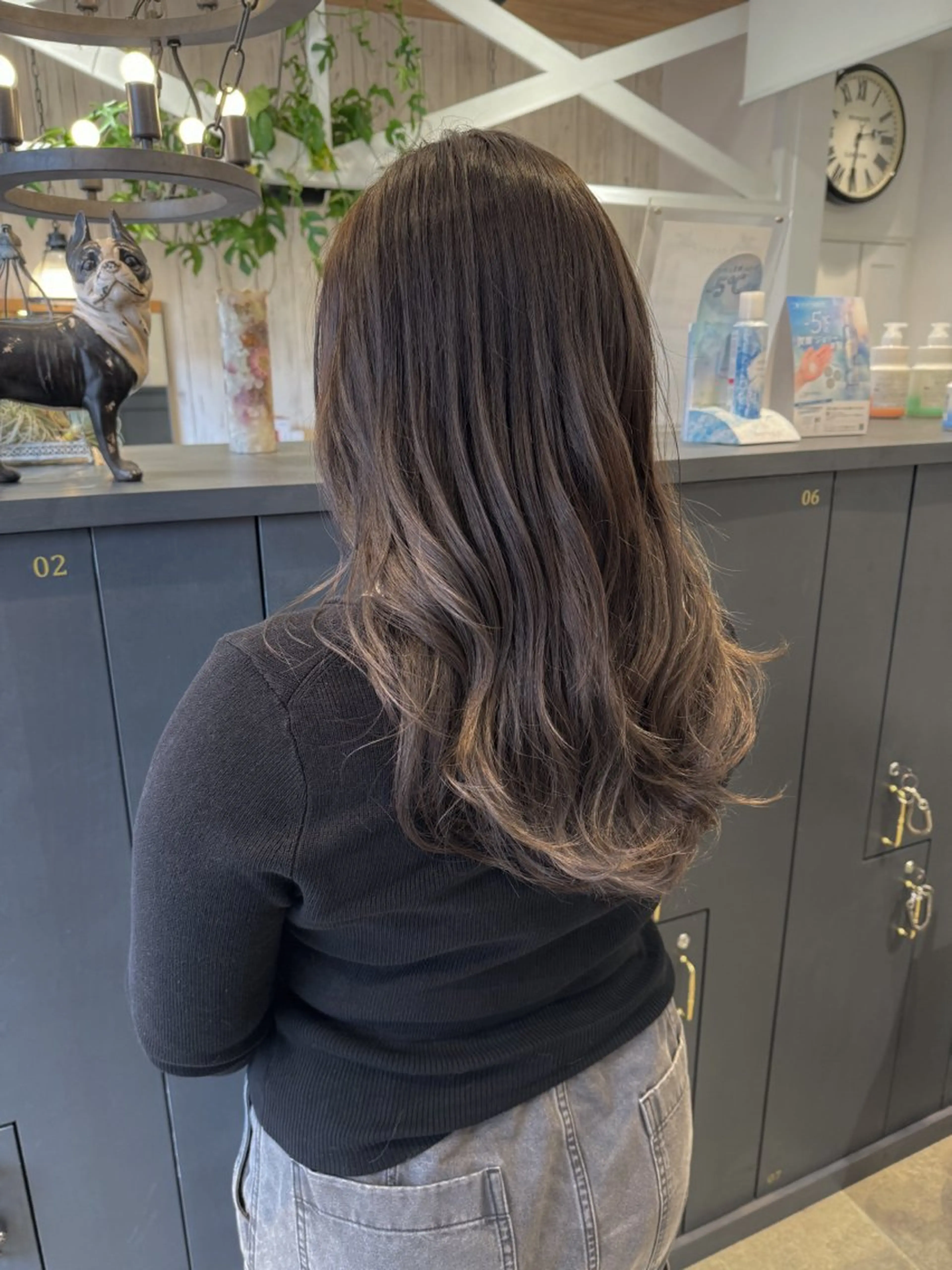 ロング カット ヘアカラー 葵/レイヤーカット/ 韓国風/透明感カラーのヘアスタイル