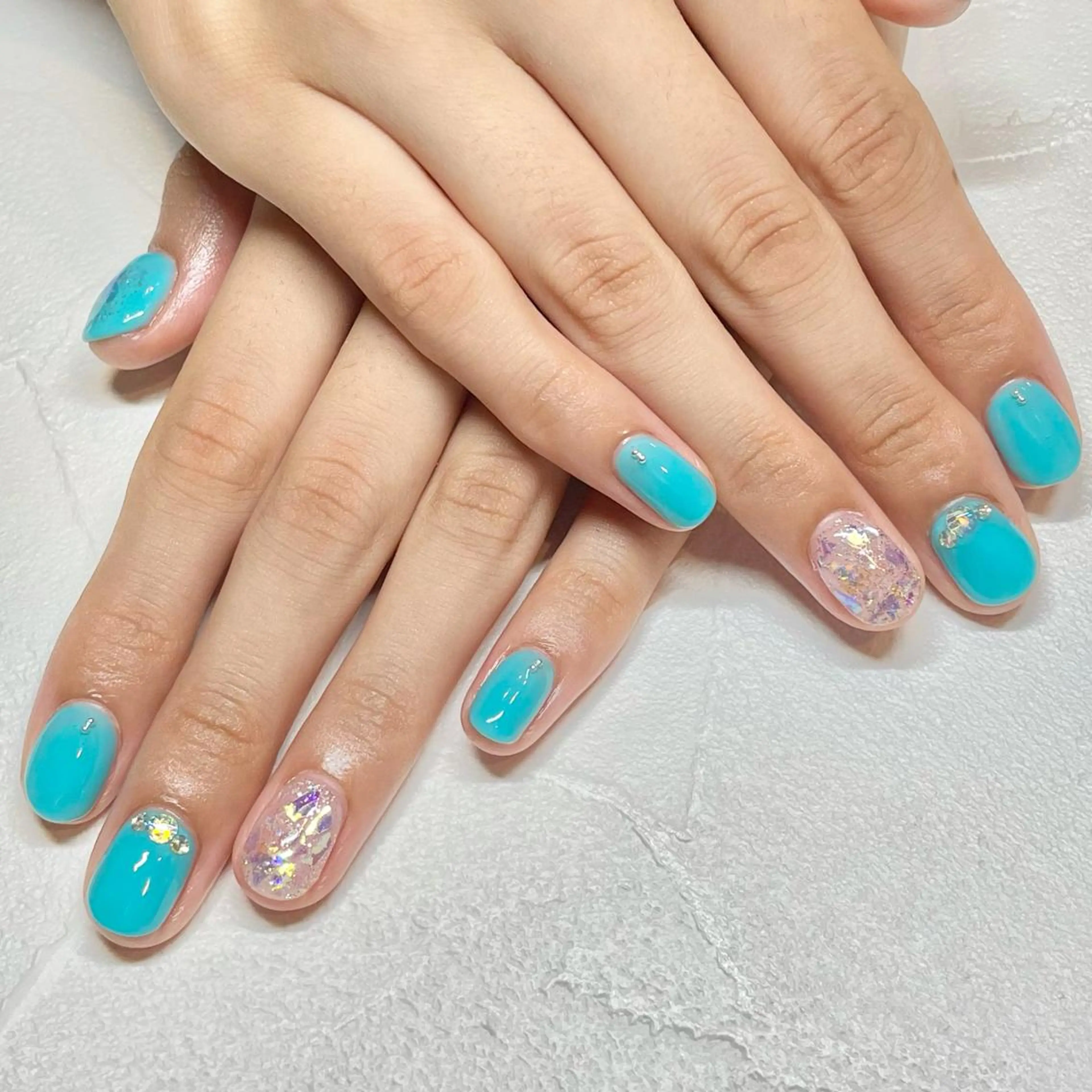 ネイル シンプルネイル ささき れいなのネイルデザイン