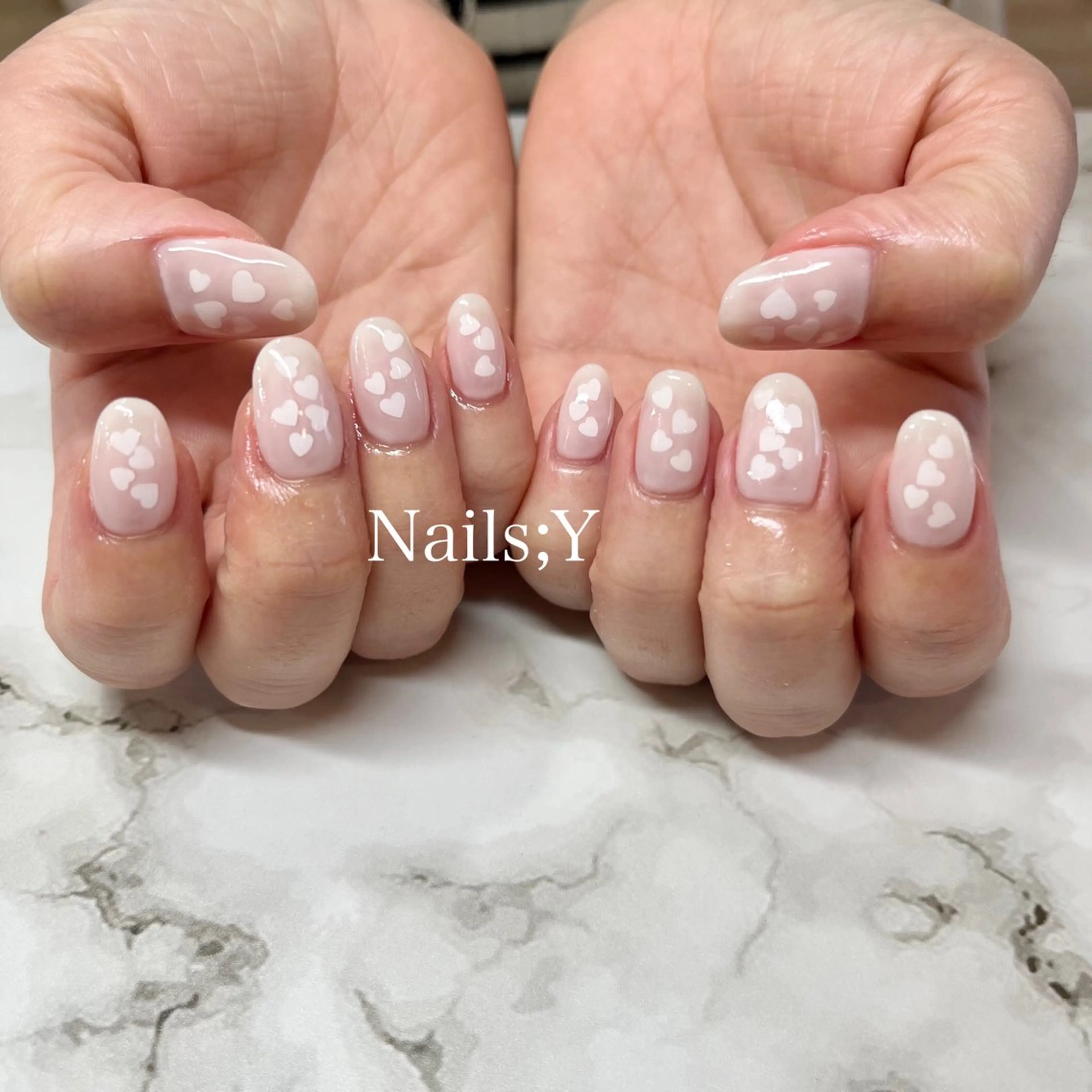 ネイル ハート yo koのネイルデザイン