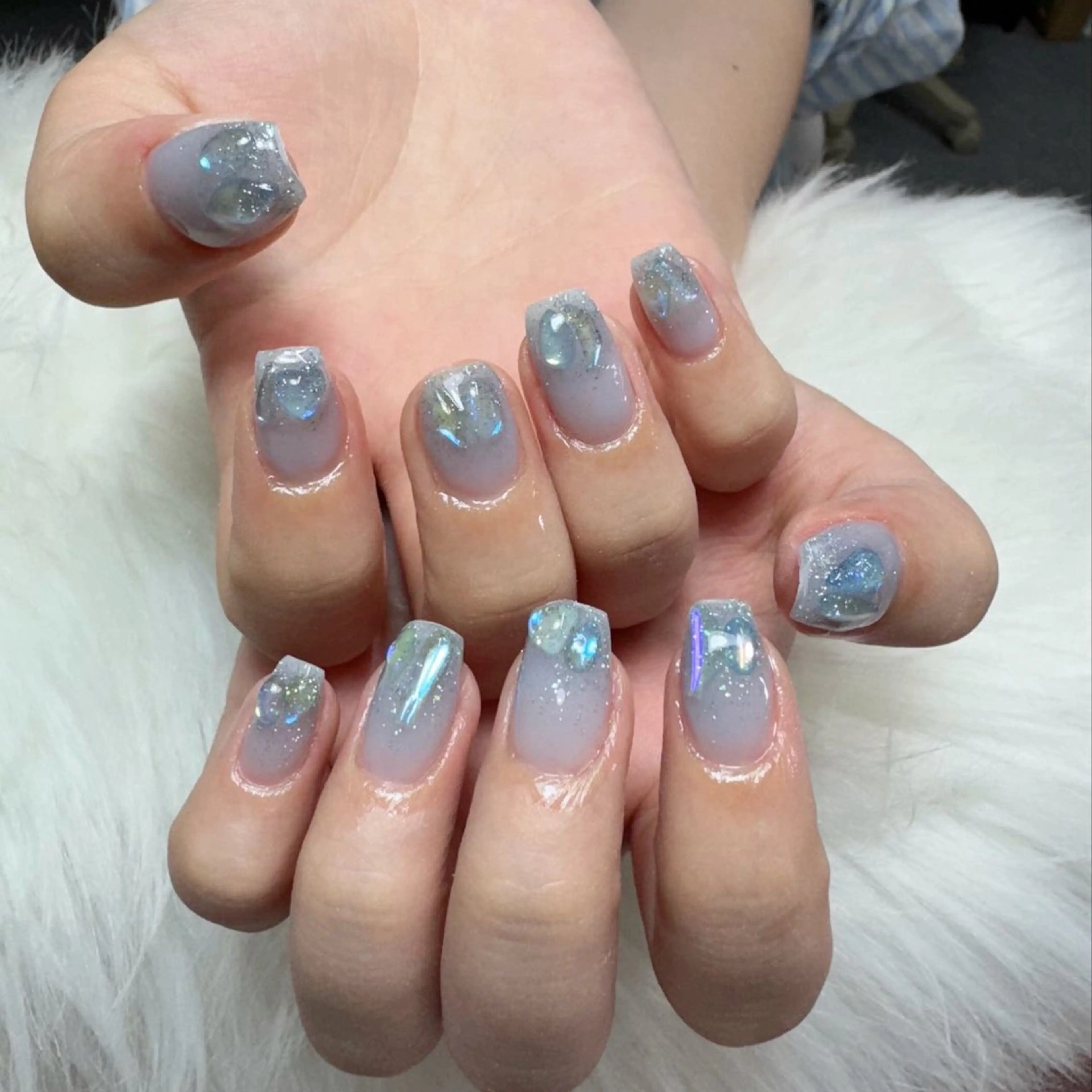 ネイル ハンドネイル 🎀nana🫧 ワンホンネイル🎀のネイルデザイン