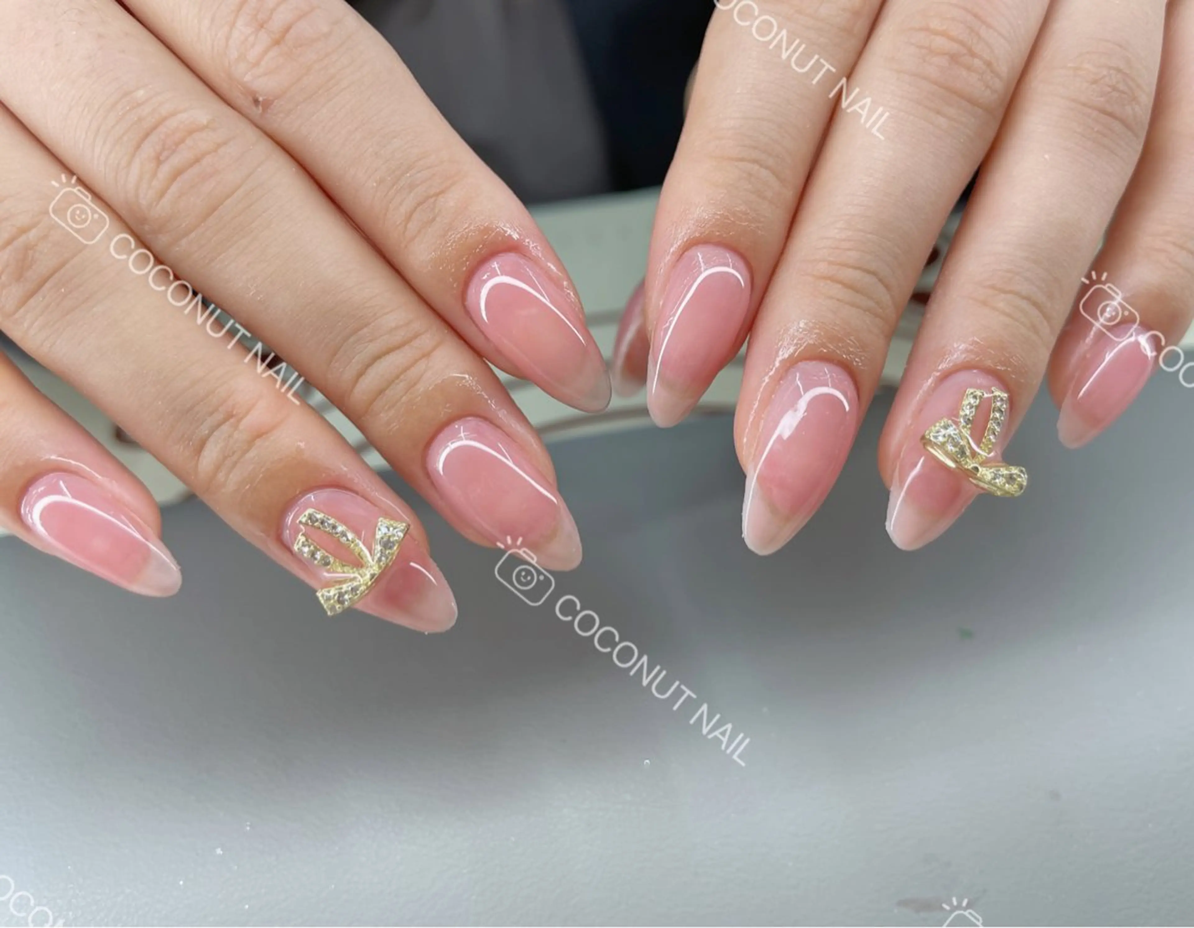 ネイル ハンドネイル 神田 ココナッツのネイルデザイン