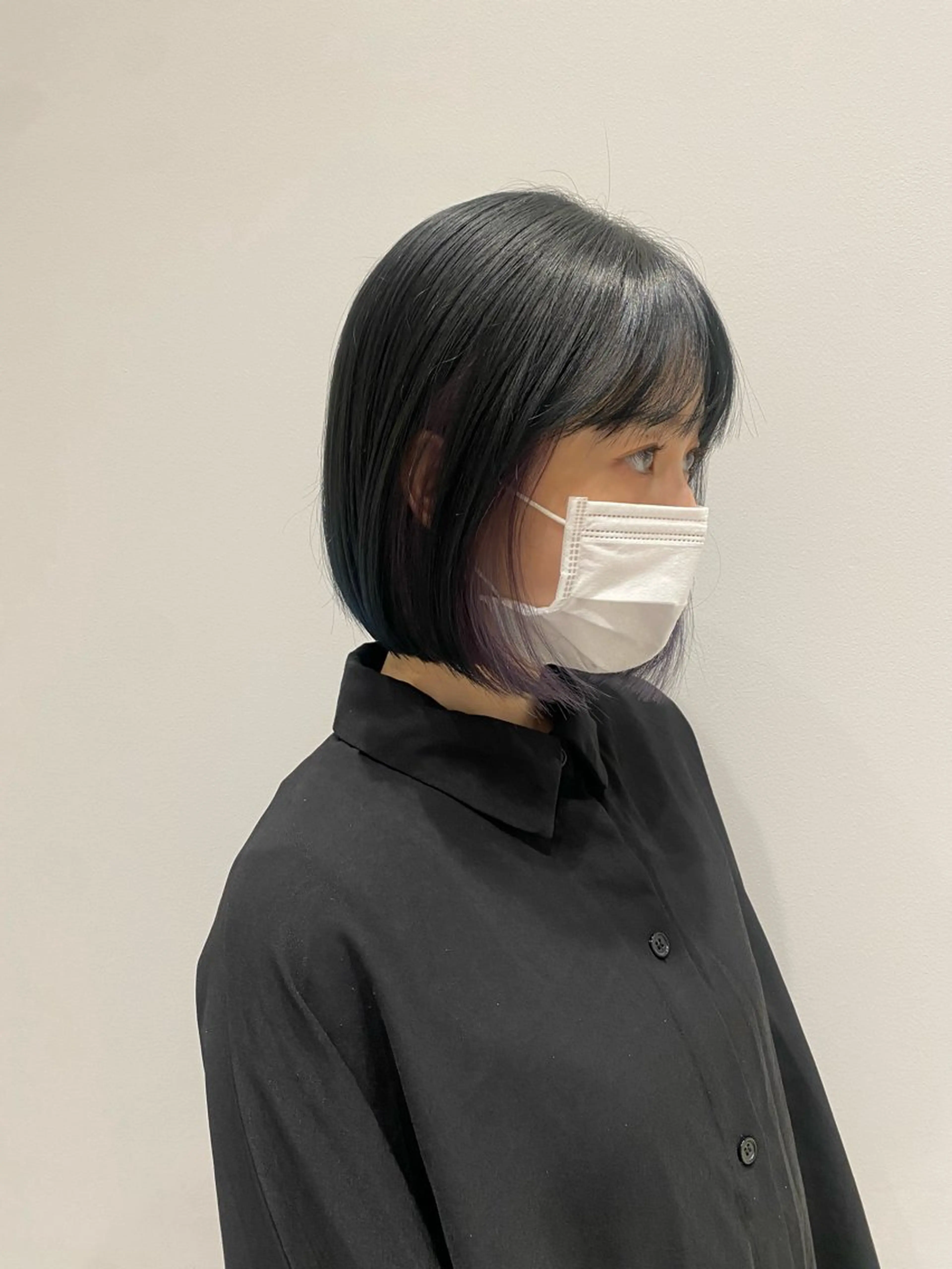 ショート カラー メンズ イヤリングカラー ヘアカラー mina🪐立川駅/ 無料ショートカットのヘアスタイル