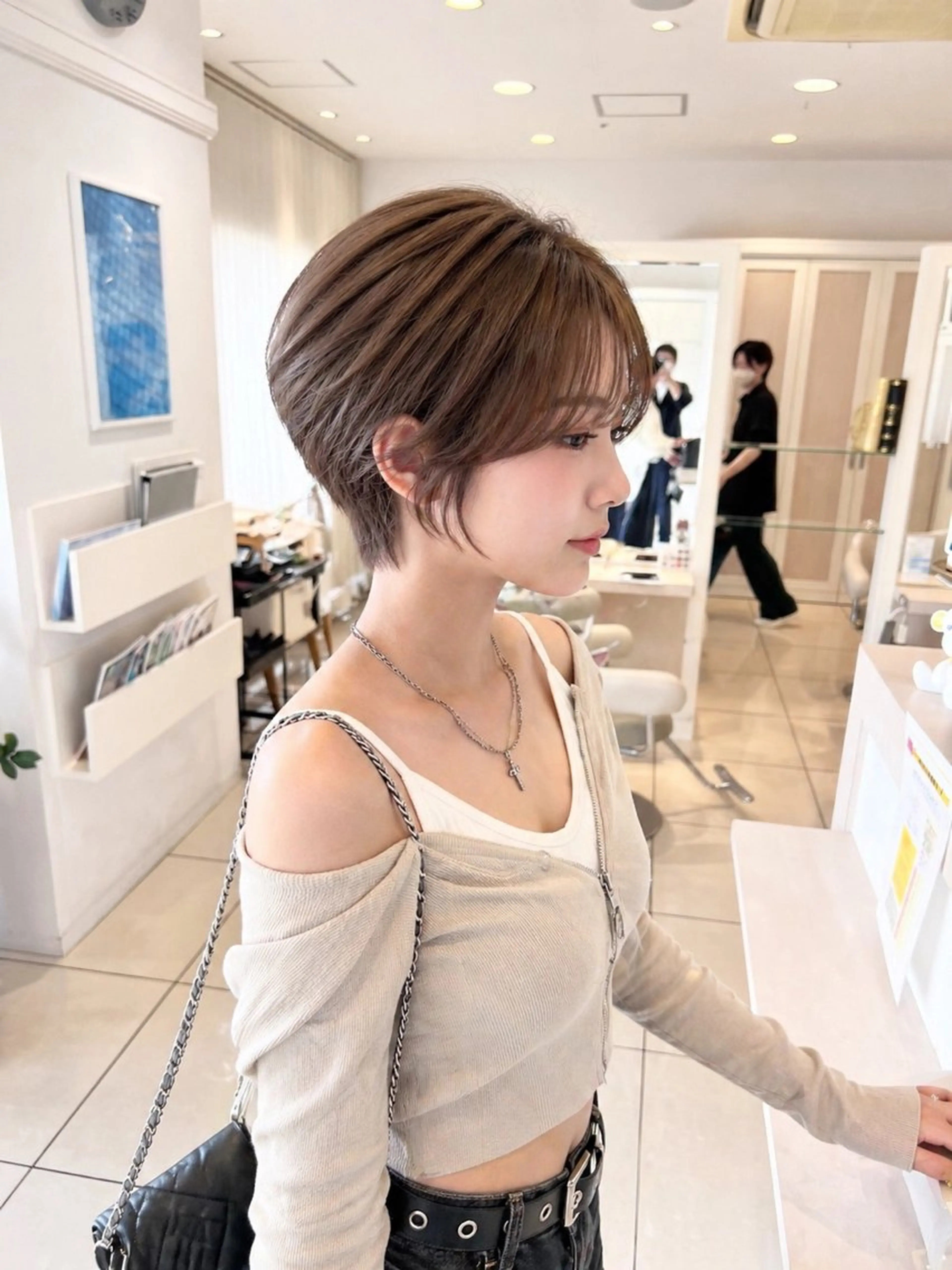 ショート カラー カット ヘアカラー トリートメント 金子 直樹のヘアスタイル