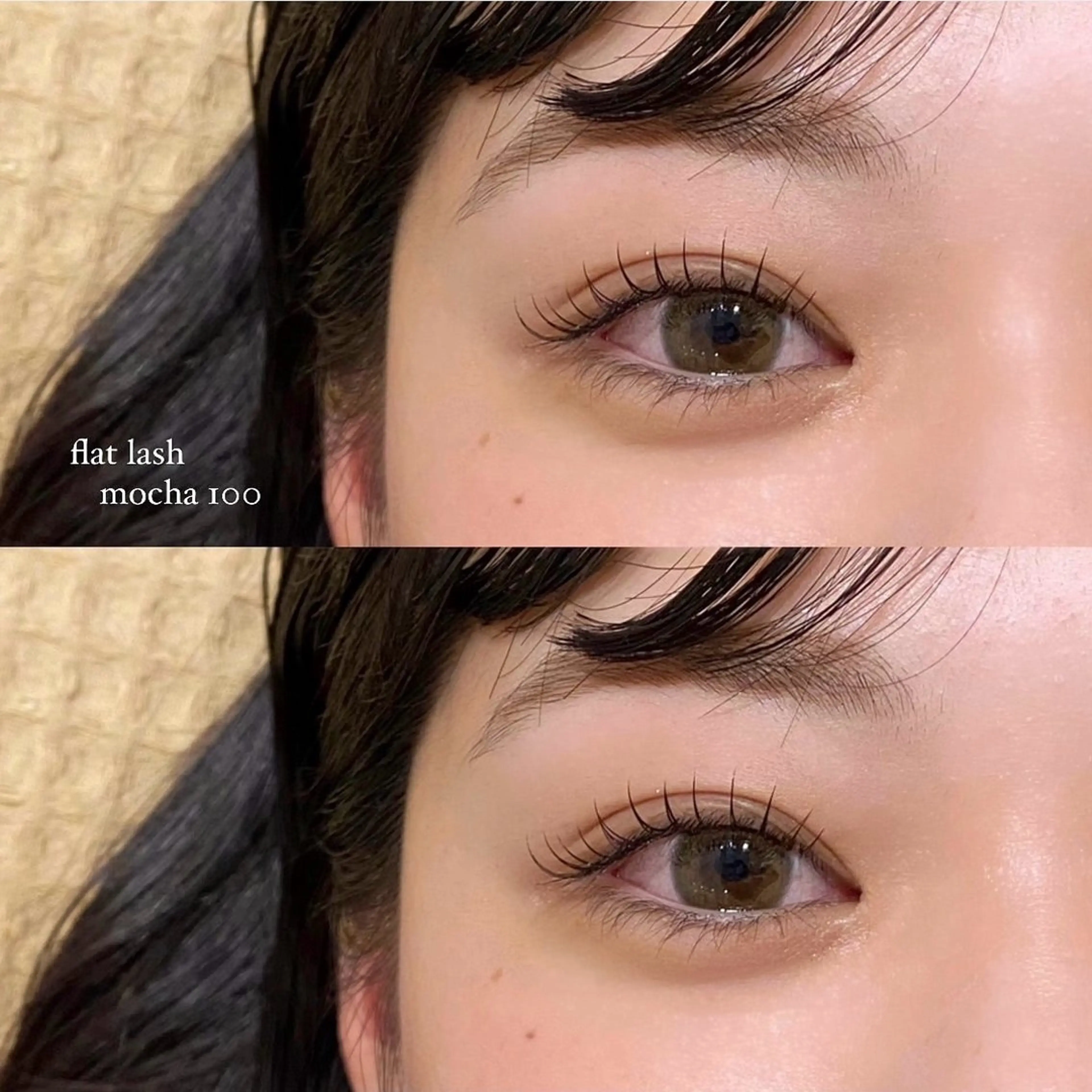 マツエク・マツパ フラットラッシュ マツエク Hi,eye ayaneのマツエク・マツパデザイン