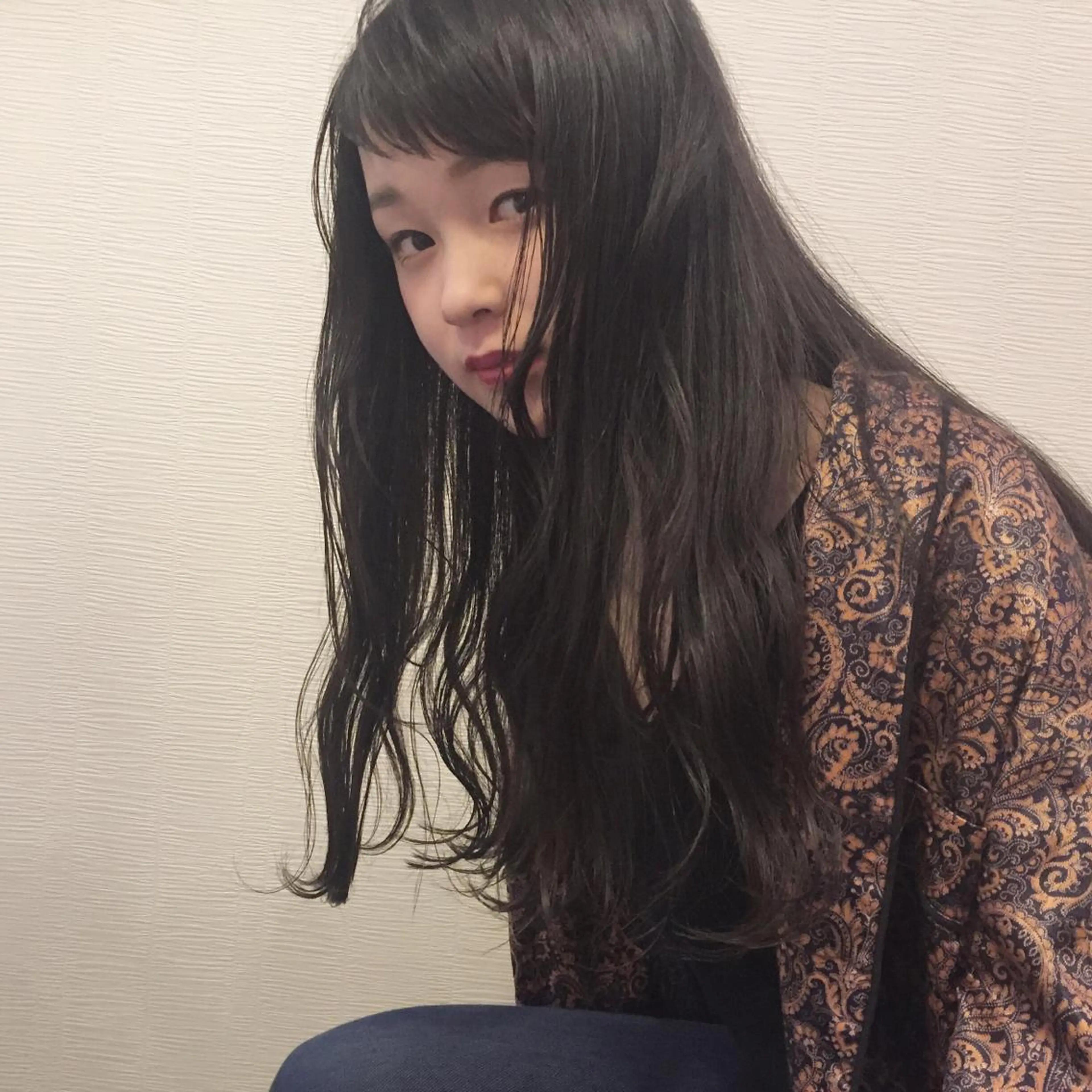 ロング パーマ 似合わせカット トリートメント カット パーマ トリートメント 池田 真由美のヘアスタイル