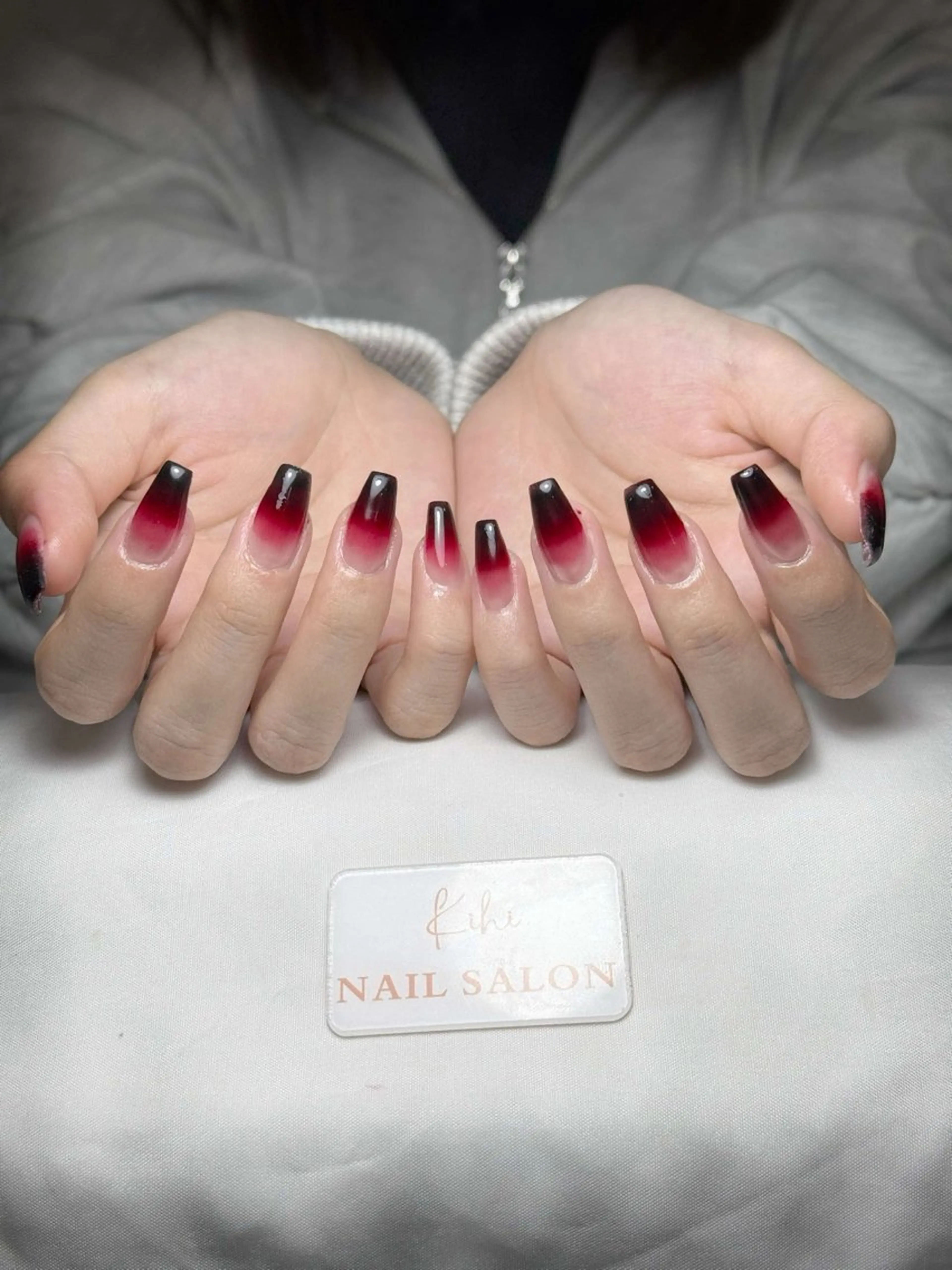 ネイル アートネイル フレンチネイル ジェルネイル グラデーション 韓国ネイル ハンドネイル 💕鈴木ユリ パラジェル/オフ無料のネイルデザイン