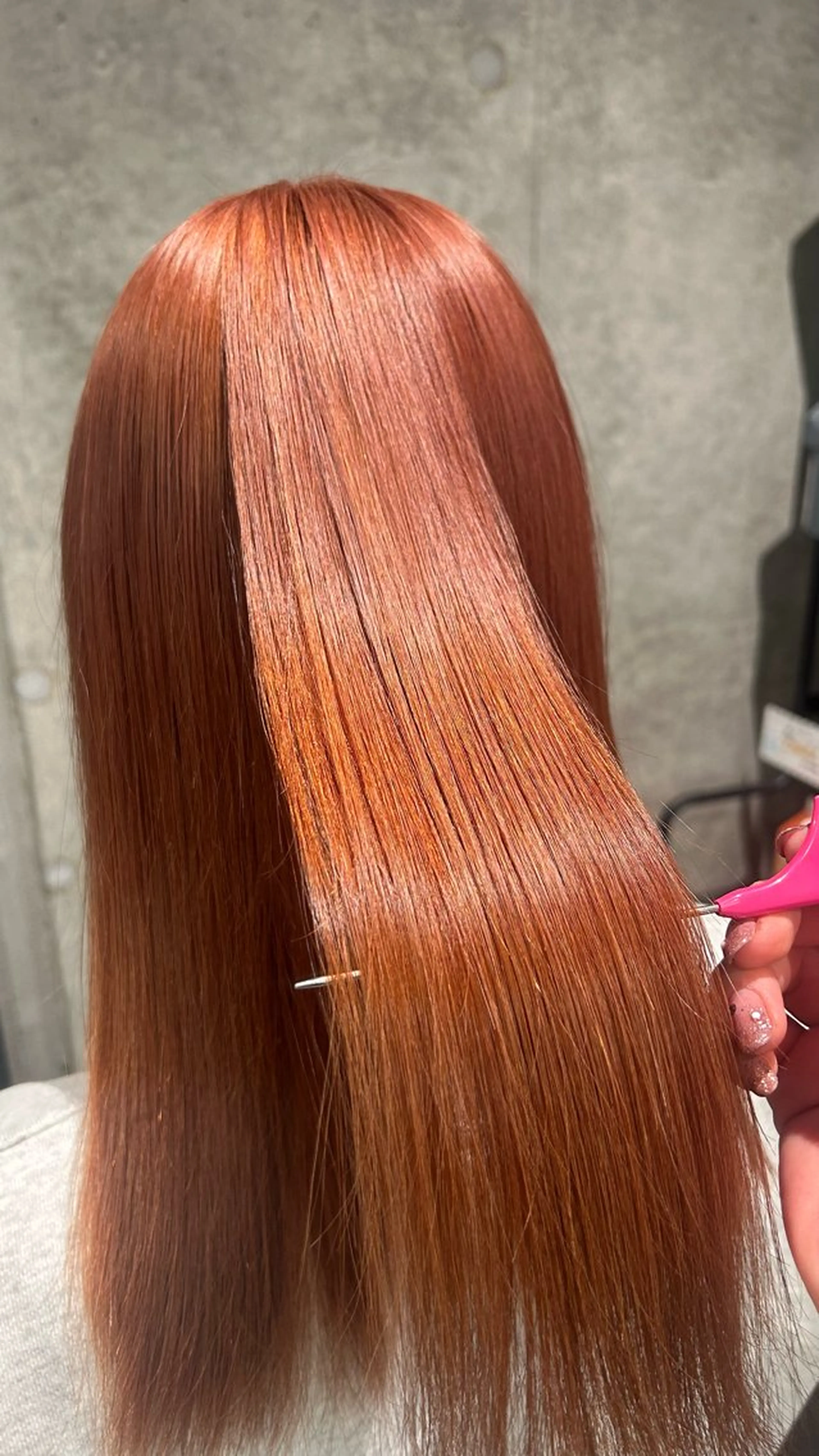 カラー ヘアカラー 透明感カラー/縮毛/ chino🍀のヘアスタイル