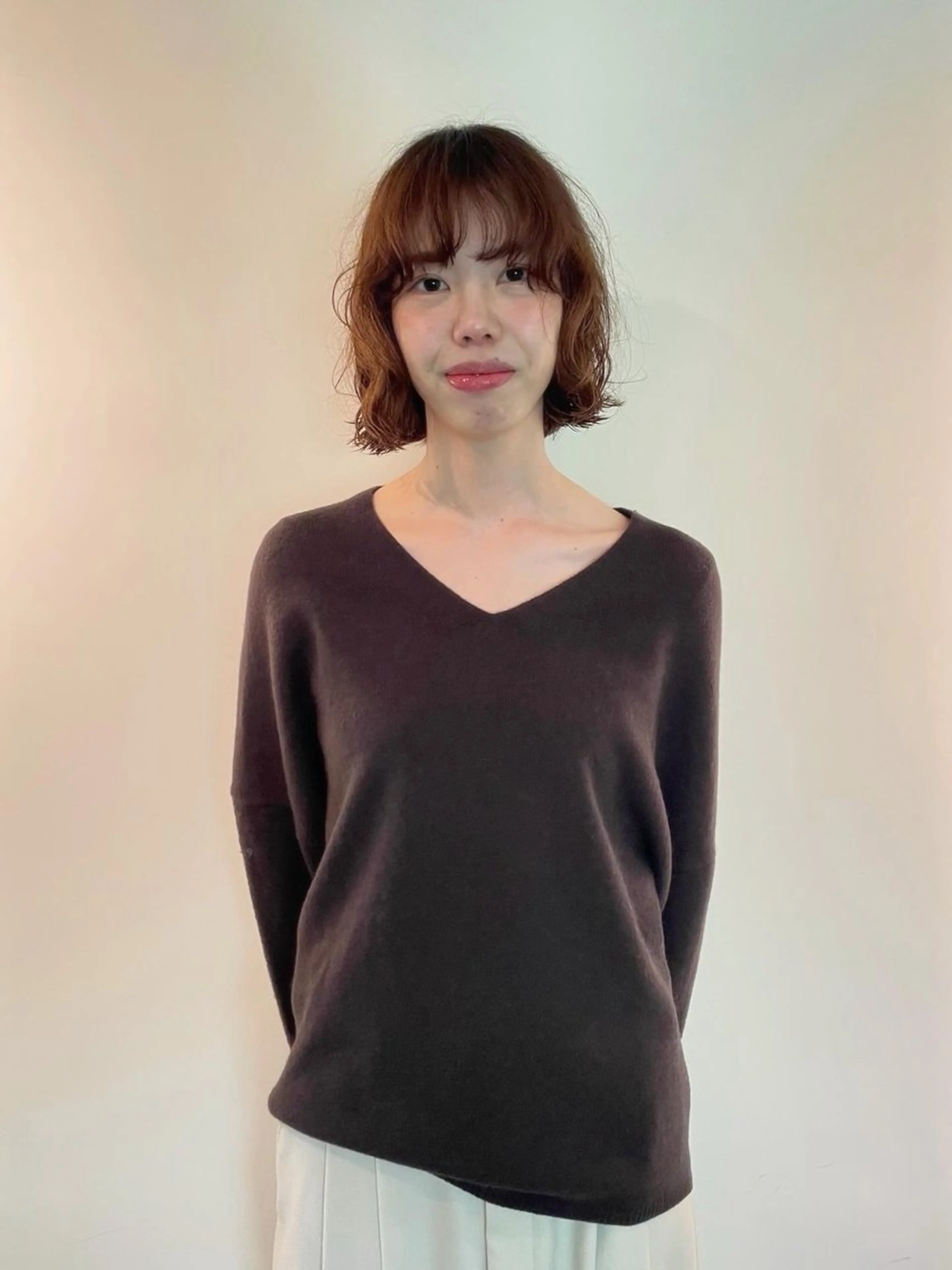 ショート カラー パーマ ラフなスタイル 表参道／remiのヘアスタイル