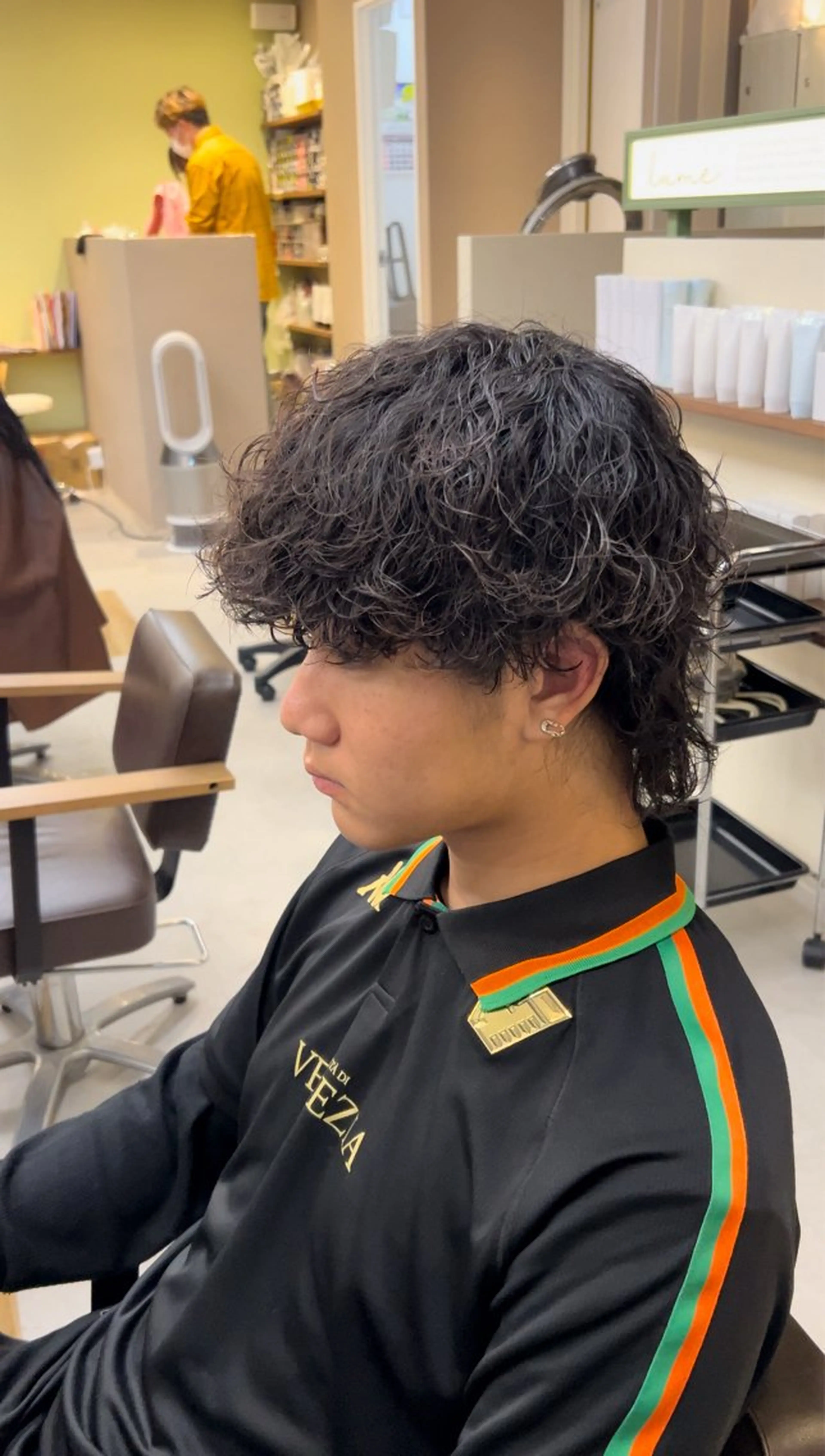 パーマ メンズ 上田 克哉のヘアスタイル