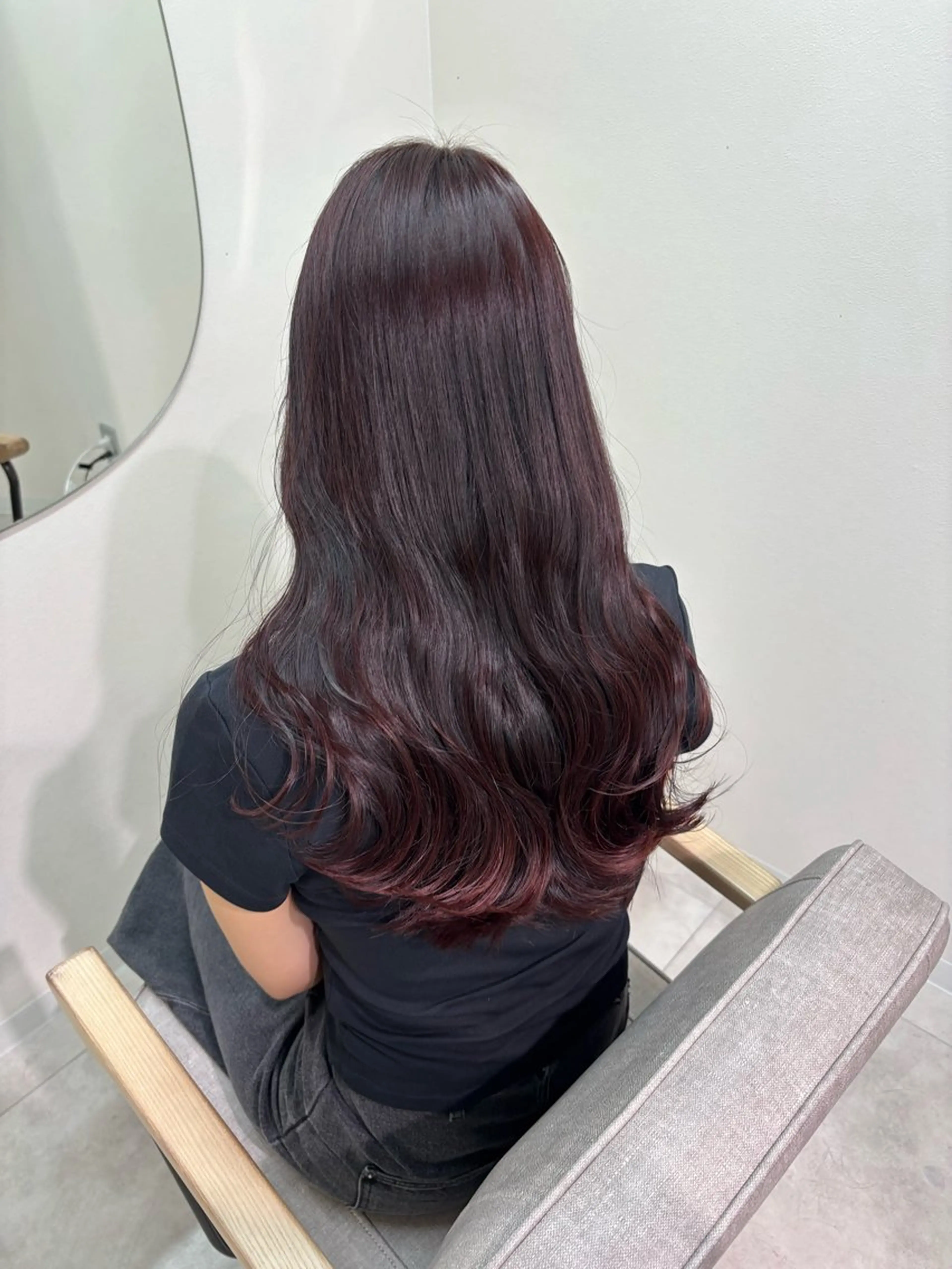 ロング カラー カット ヘアカラー トリートメント ヘッドスパ 広島/ヘアセット /ベージュ/わかなのヘアスタイル