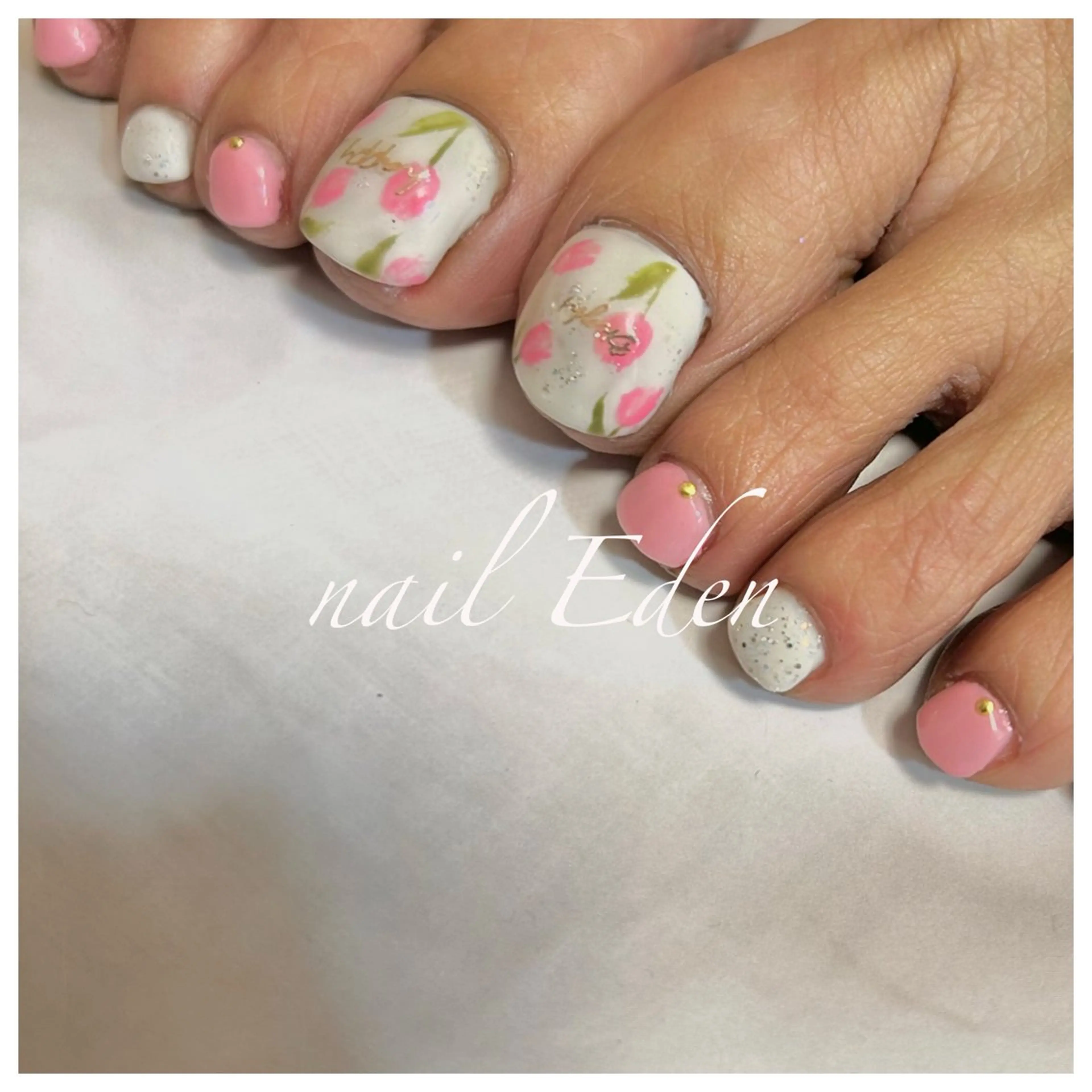 ネイル 持ち込み Eden ♾️のネイルデザイン