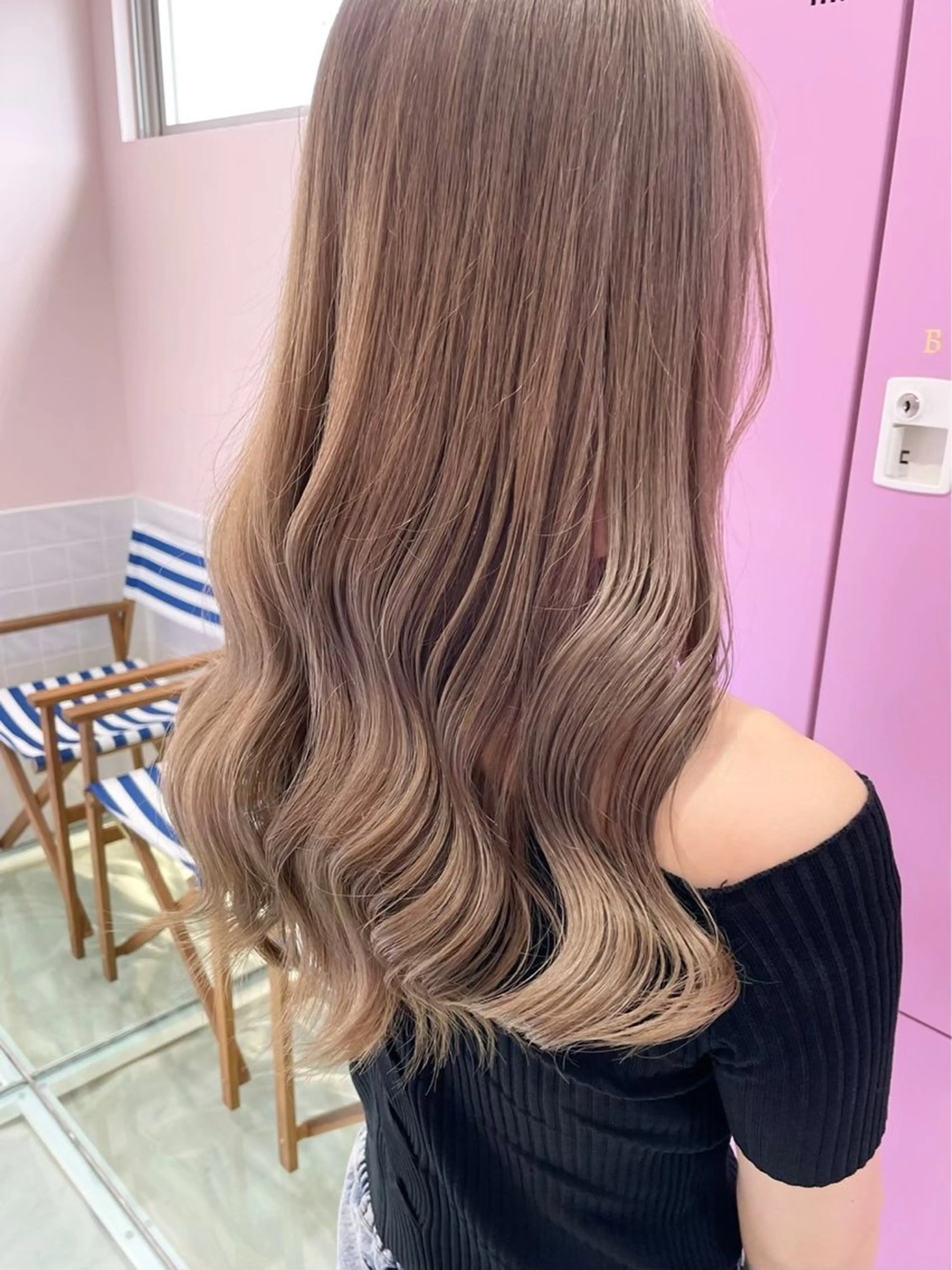 ロング カラー ヘアカラー トリートメント ヘアセット 透明感艶カラー 💛MAHO💛のヘアスタイル