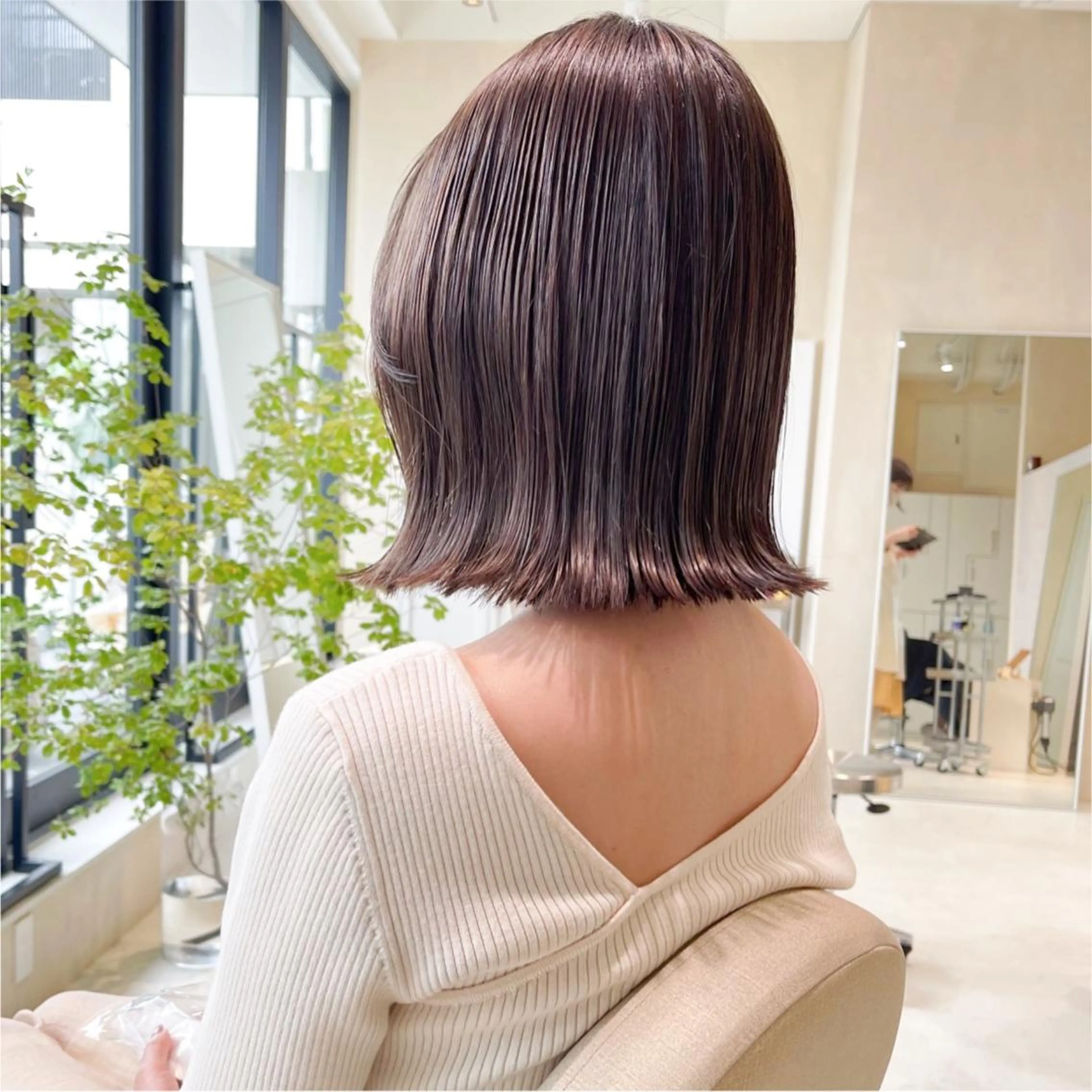 カット+ワンカラー+髪質改善トリートメント✨の写真