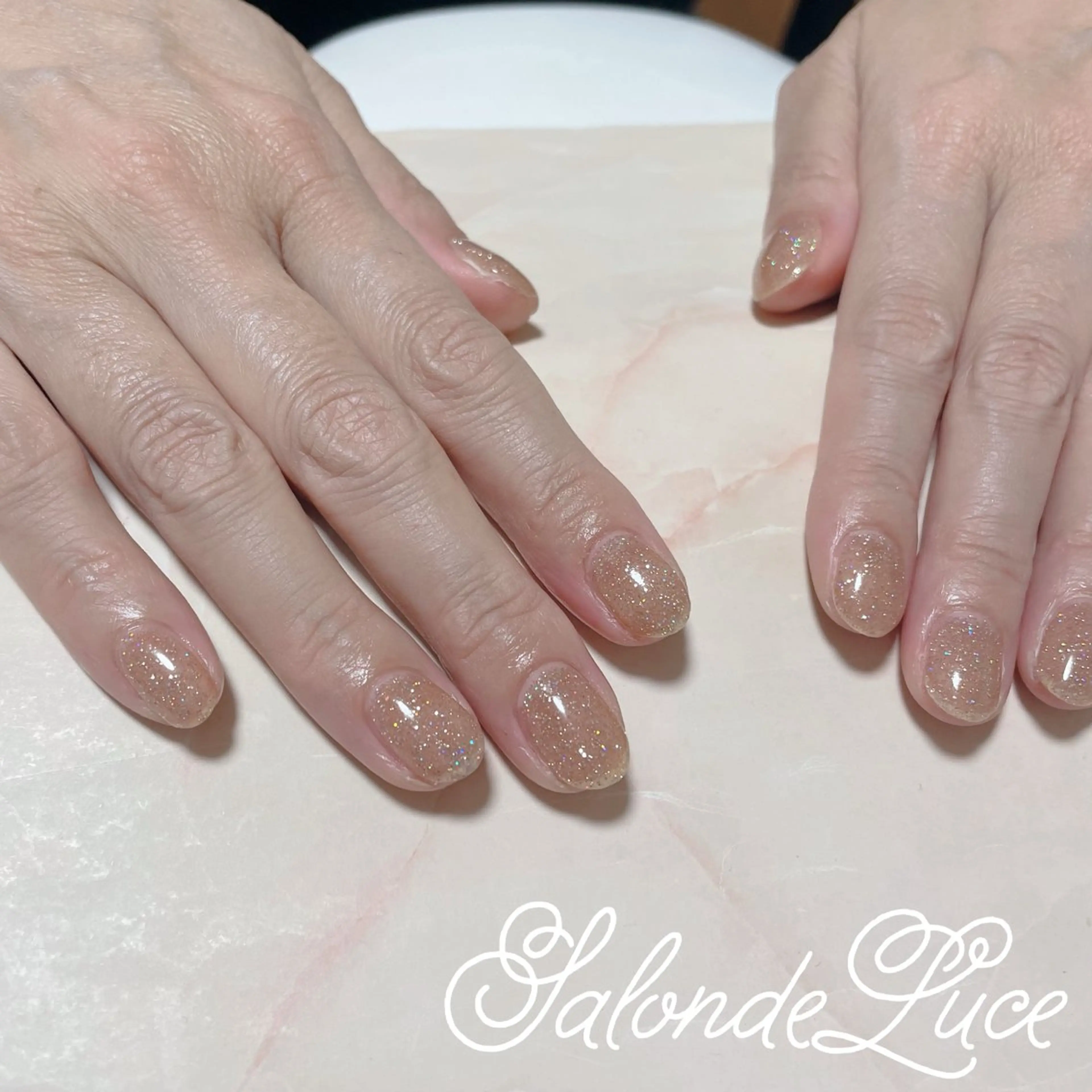 ネイル キラキラネイル Salon de Luceのネイルデザイン