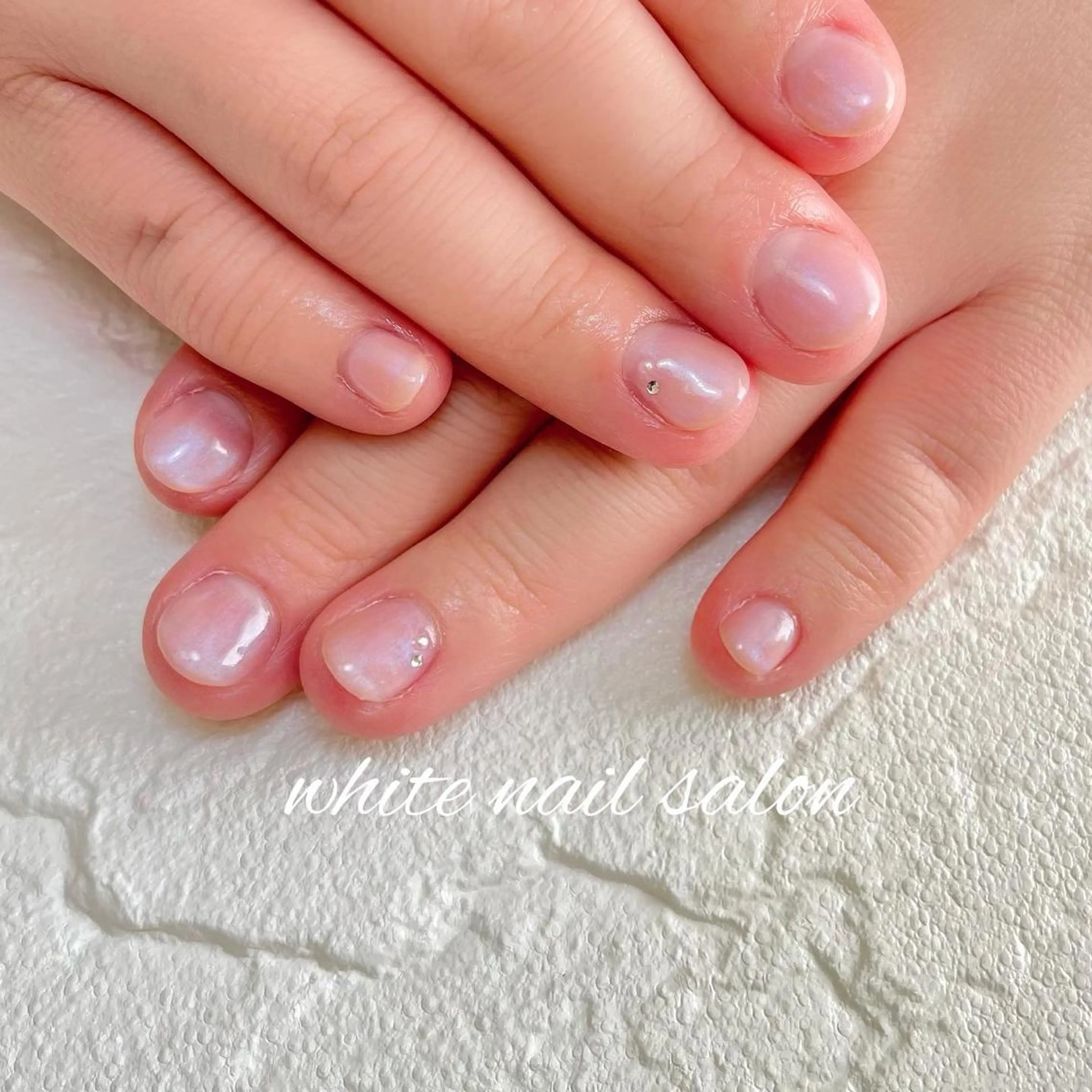 ネイル アートネイル フットネイル ジェルネイル ハードジェル ラメ(グリッター) white nail salonのネイルデザイン