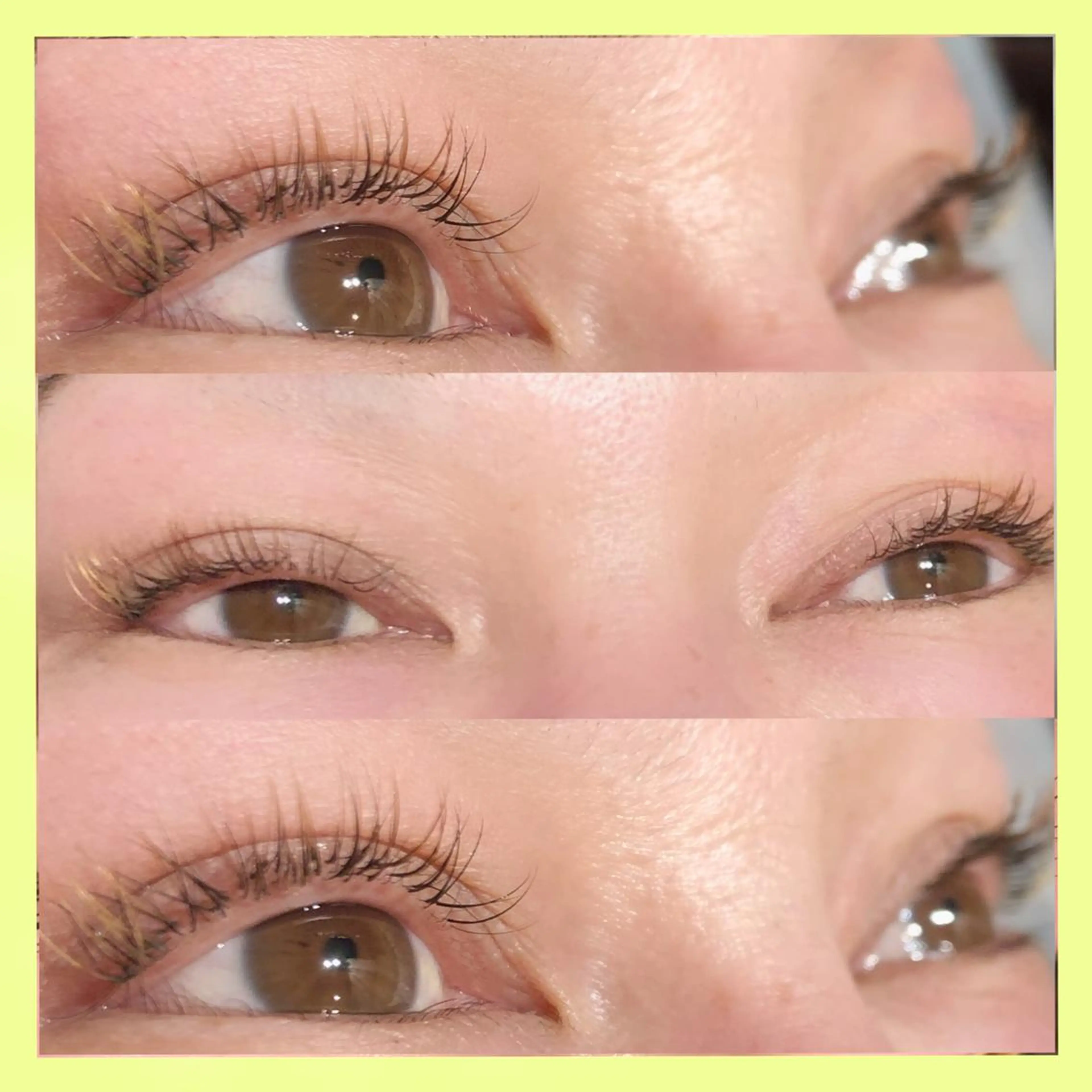 マツエク・マツパ カラーマツエク ルナ｜縮毛矯正 ×デザインカラー🥝のヘアスタイル