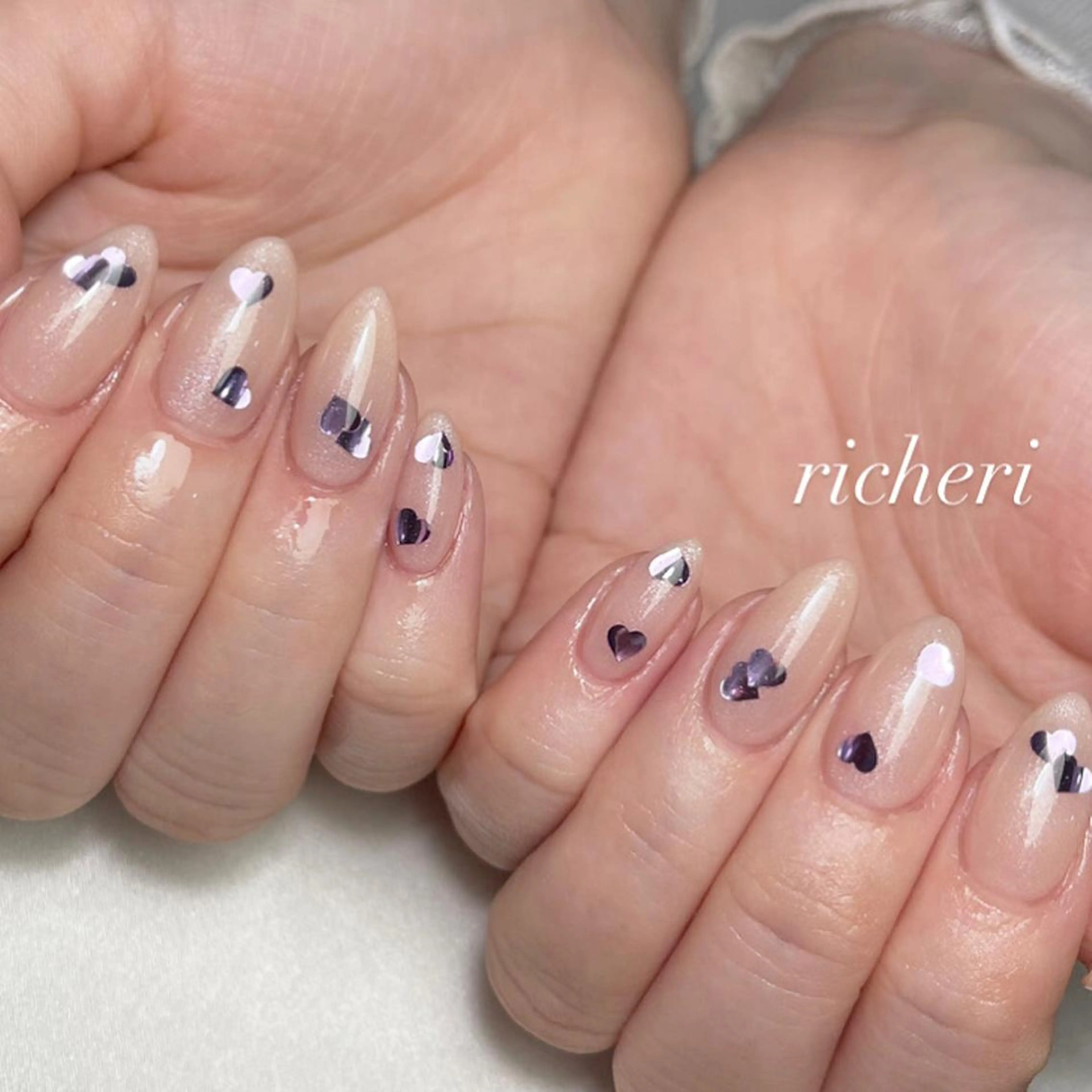 ミディアム ネイル ハンドネイル richeri beautyのエステ・リラクイメージ