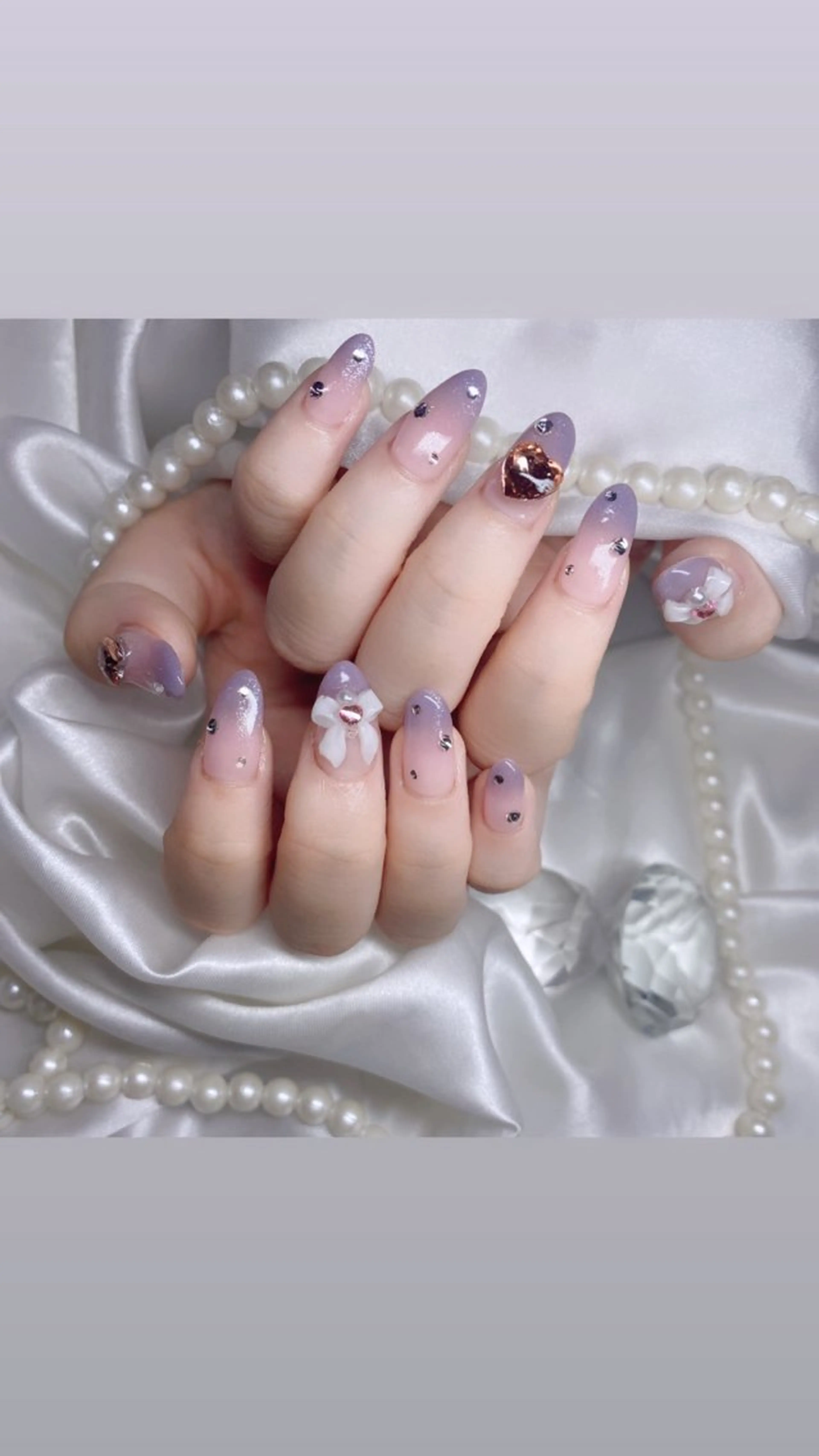 ネイル アートネイル ジェルネイル 韓国ネイル 持ち込み パラジェル Yudia 🫧Kyokaのネイルデザイン