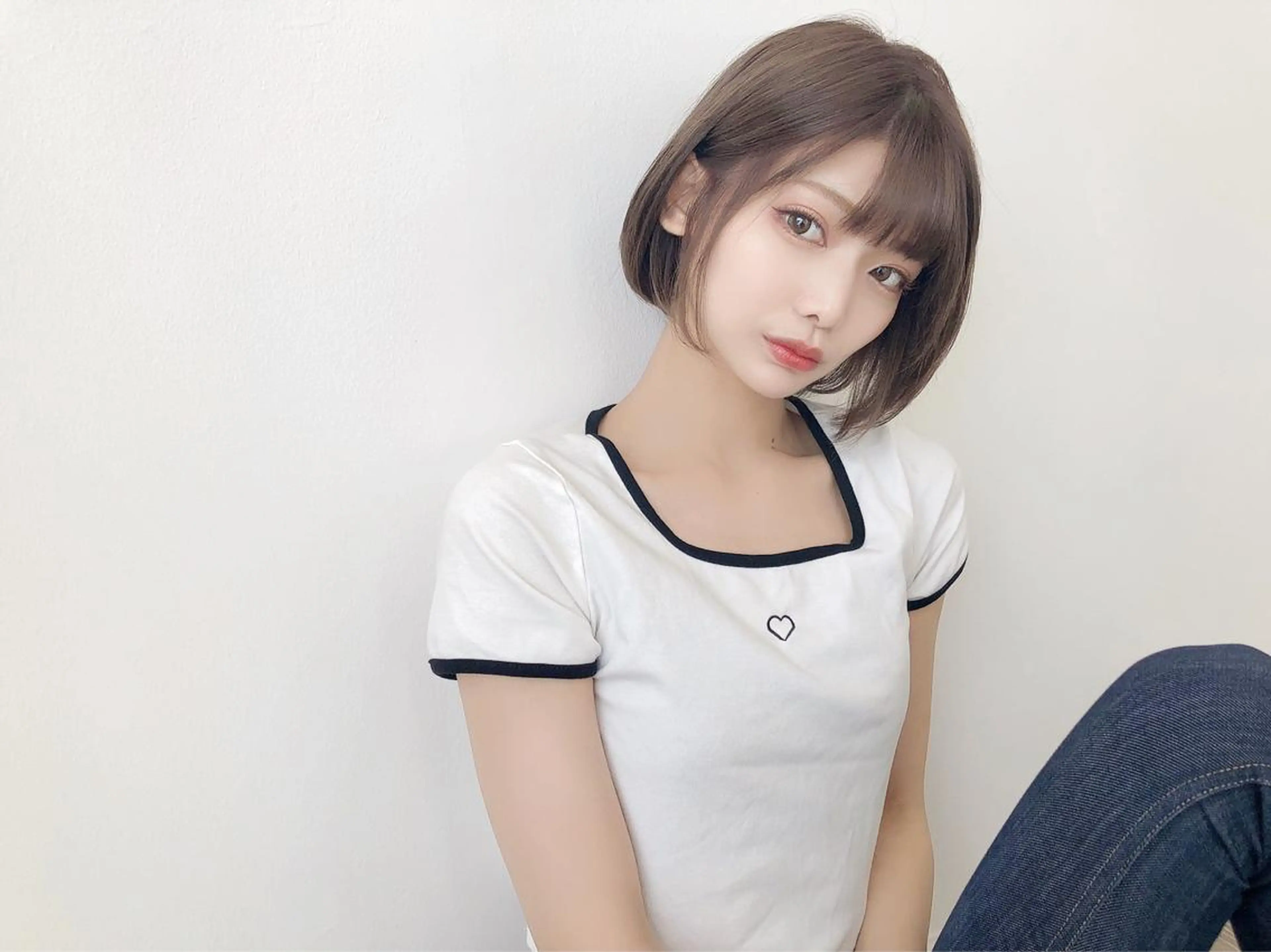 ショート カラー 前髪&顔周りカット/ 韓国レイヤー/シバタのヘアスタイル