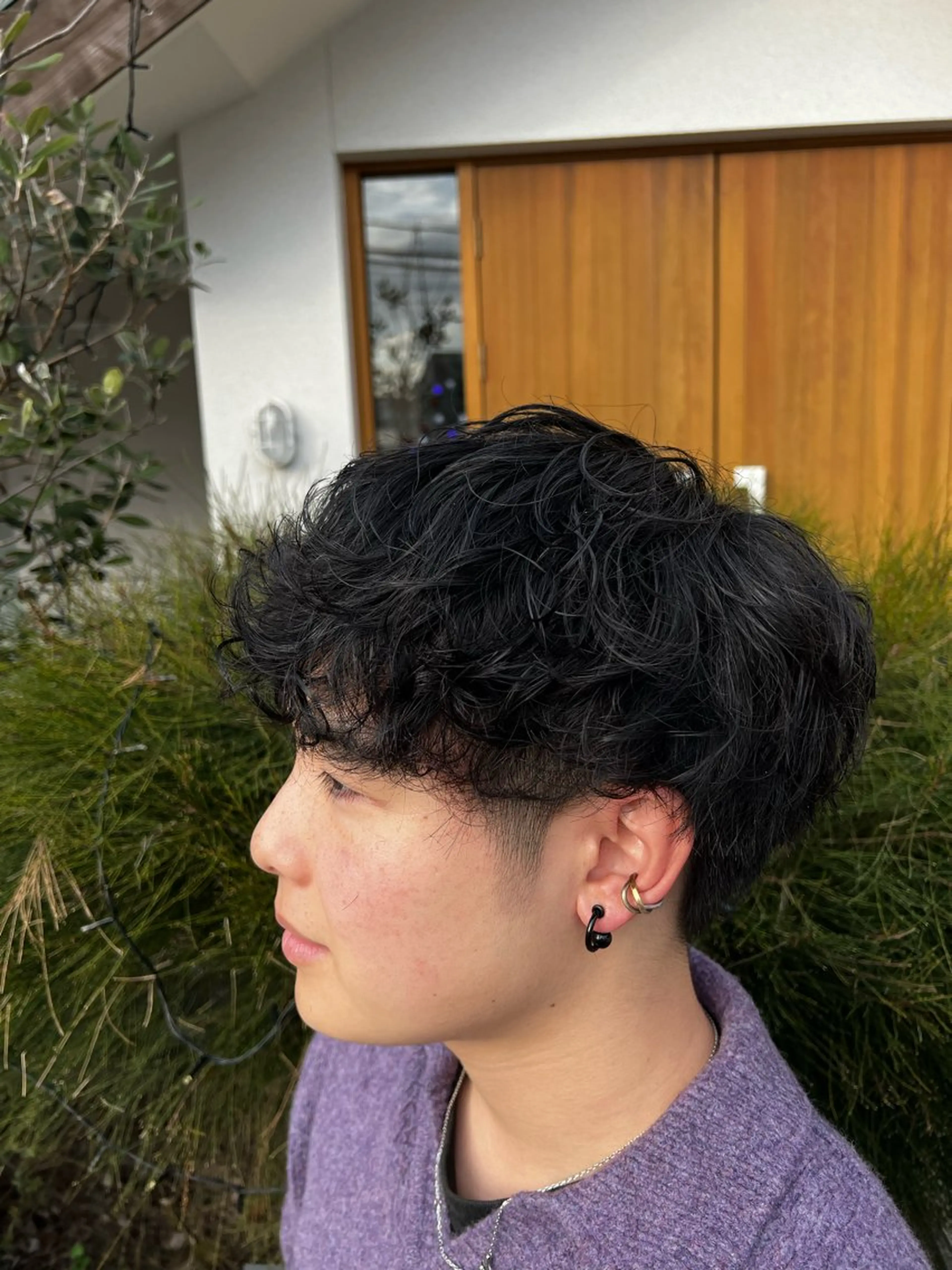 ご新規様限定クーポン🍀　メンズカット＋パーマ（特殊パーマ不可）の写真