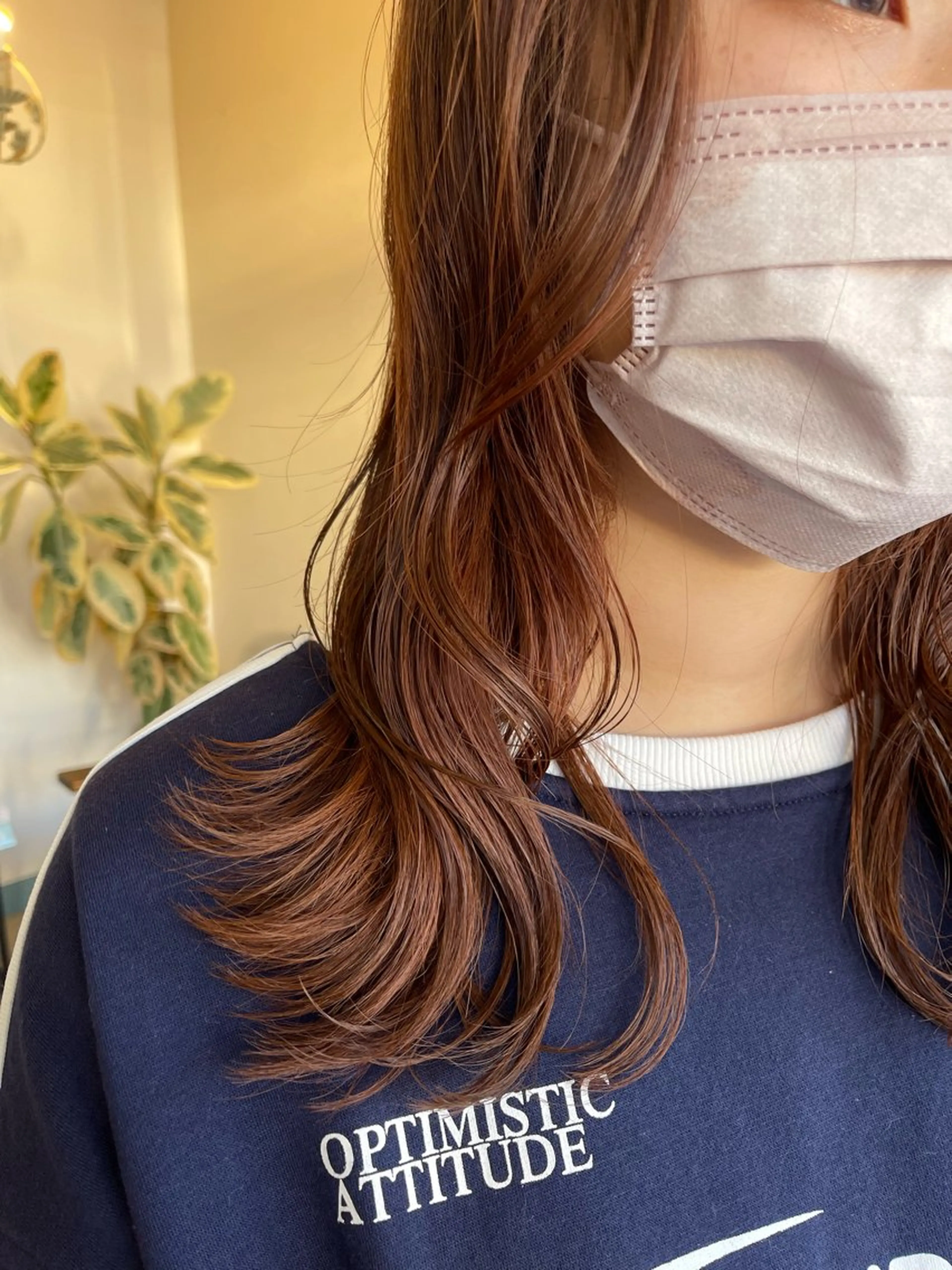 【🌰minimo限定🌰】ブリーチ無しワンカラー+似合わせカットの写真