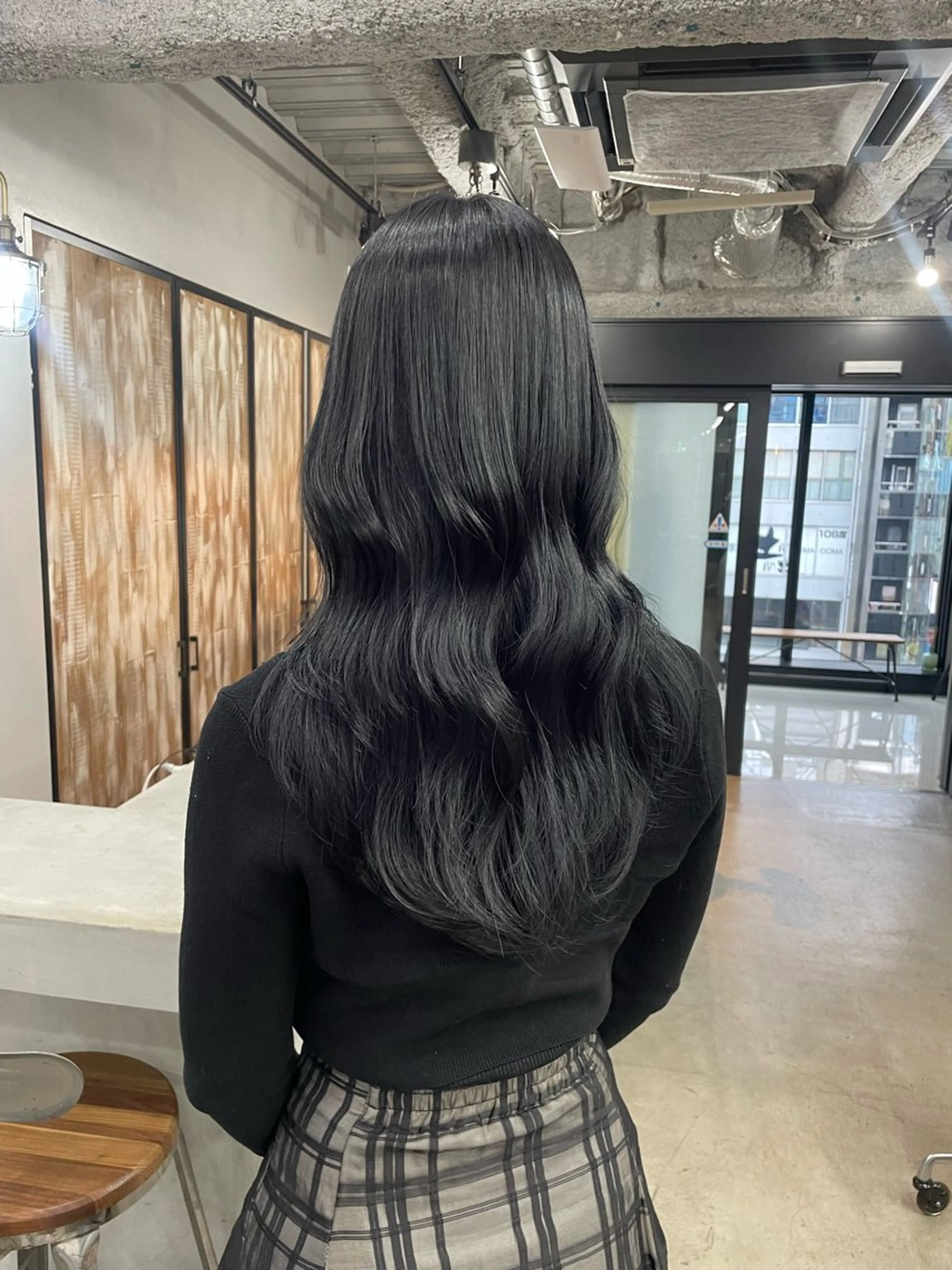 ロング カラー 新宿/韓国ヘア/ 髪質改善ストレートのヘアスタイル