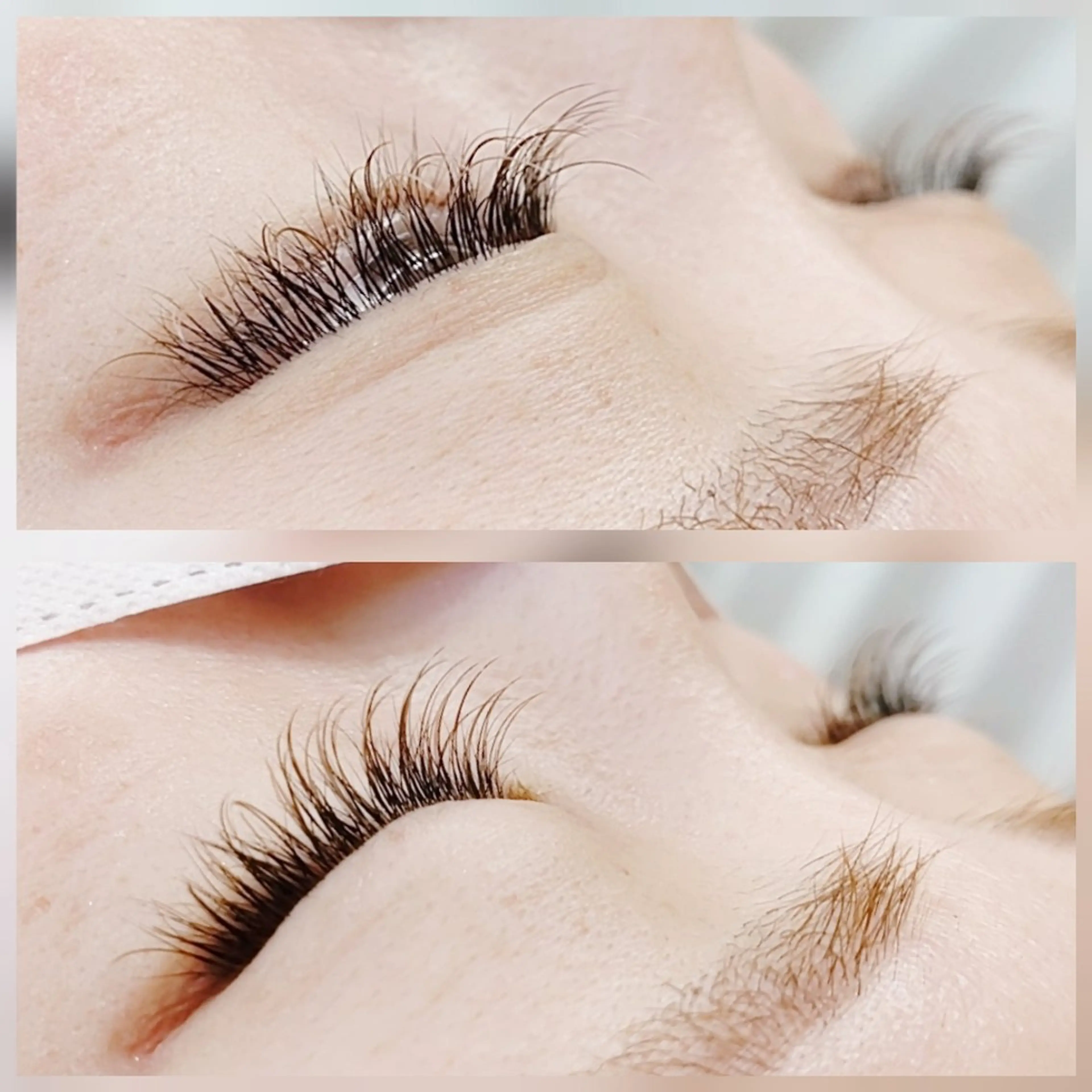 マツエク・マツパ キュート フラットラッシュ ヘアークリエーションミーク本店所属・♢МИГ (ミーク)♢のマツエク・マツパデザイン