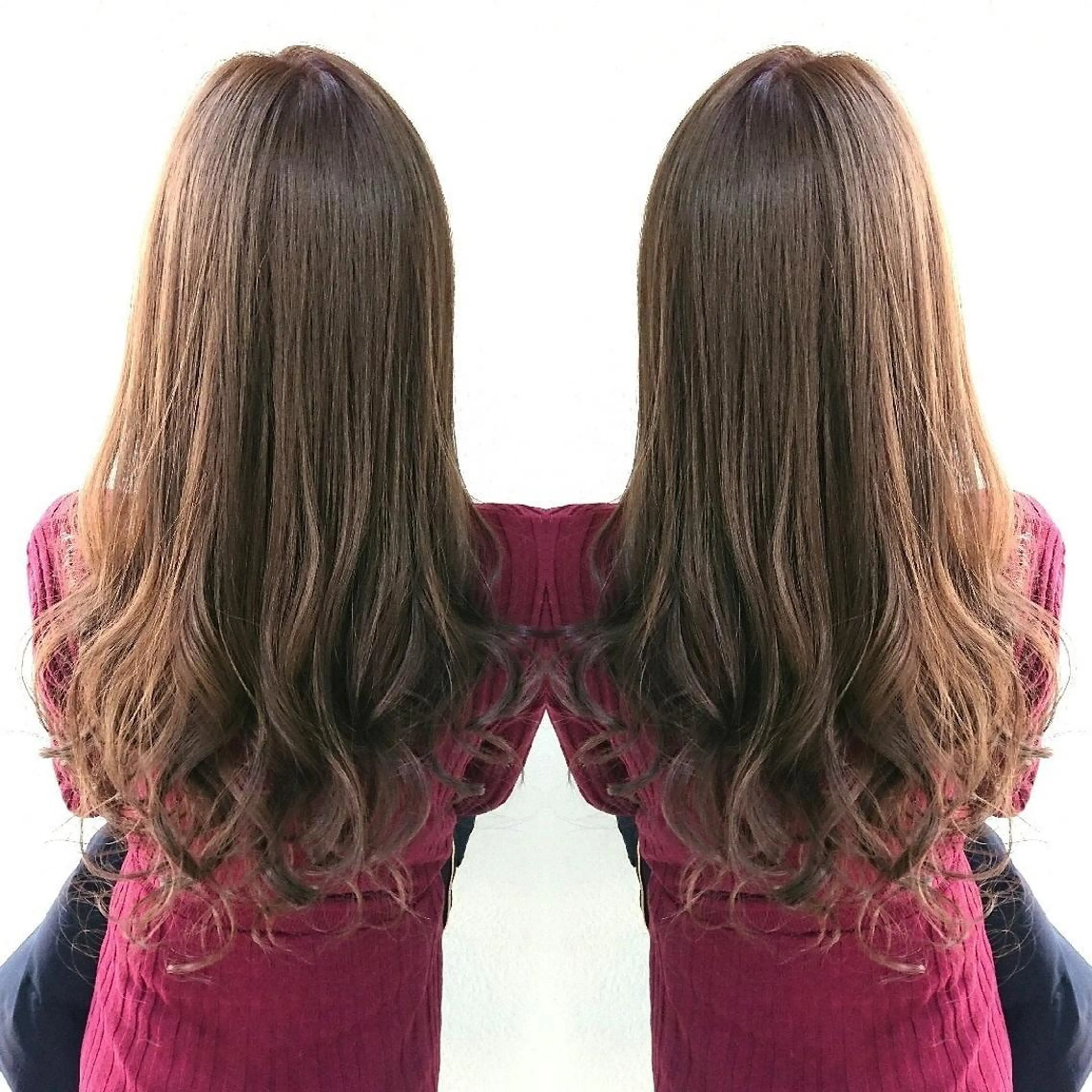 ロング カット エクステ れん/ハイトーン /エクステ/韓国風のヘアスタイル