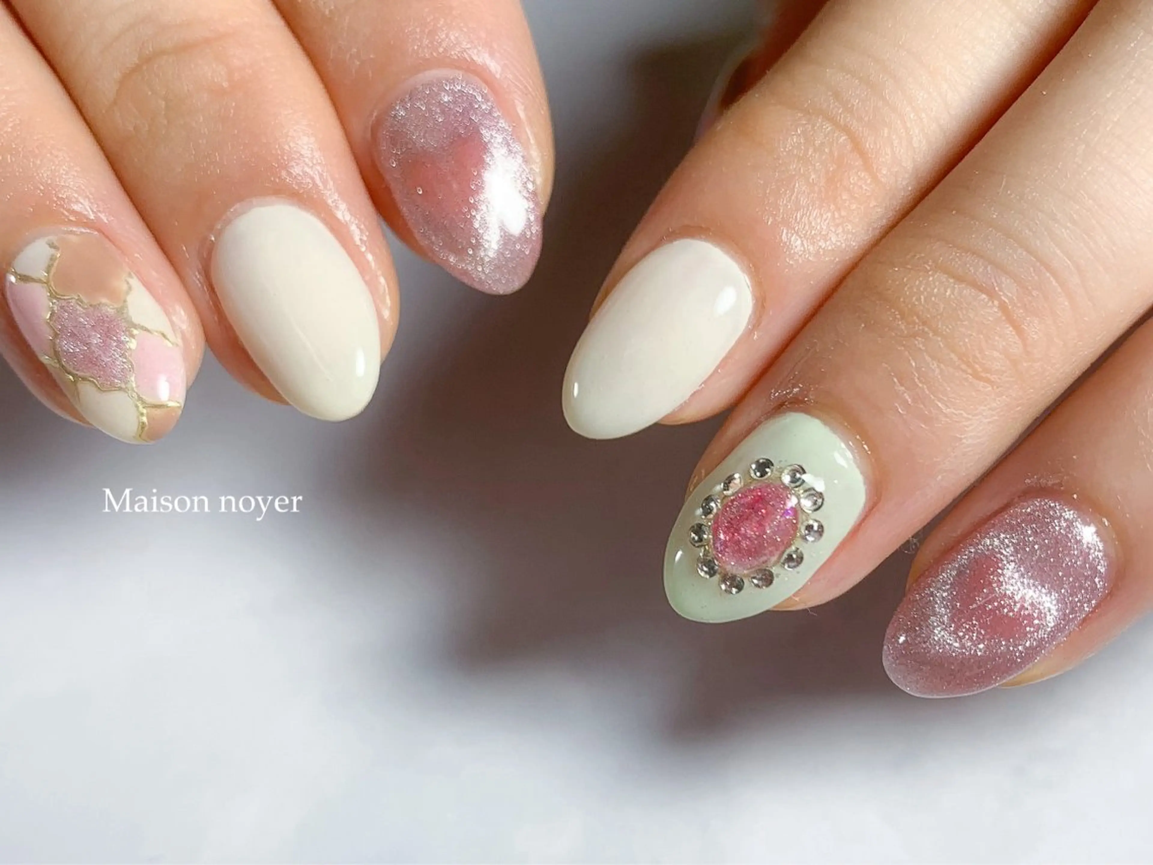 ネイル ハンドネイル Maison noyerのネイルデザイン