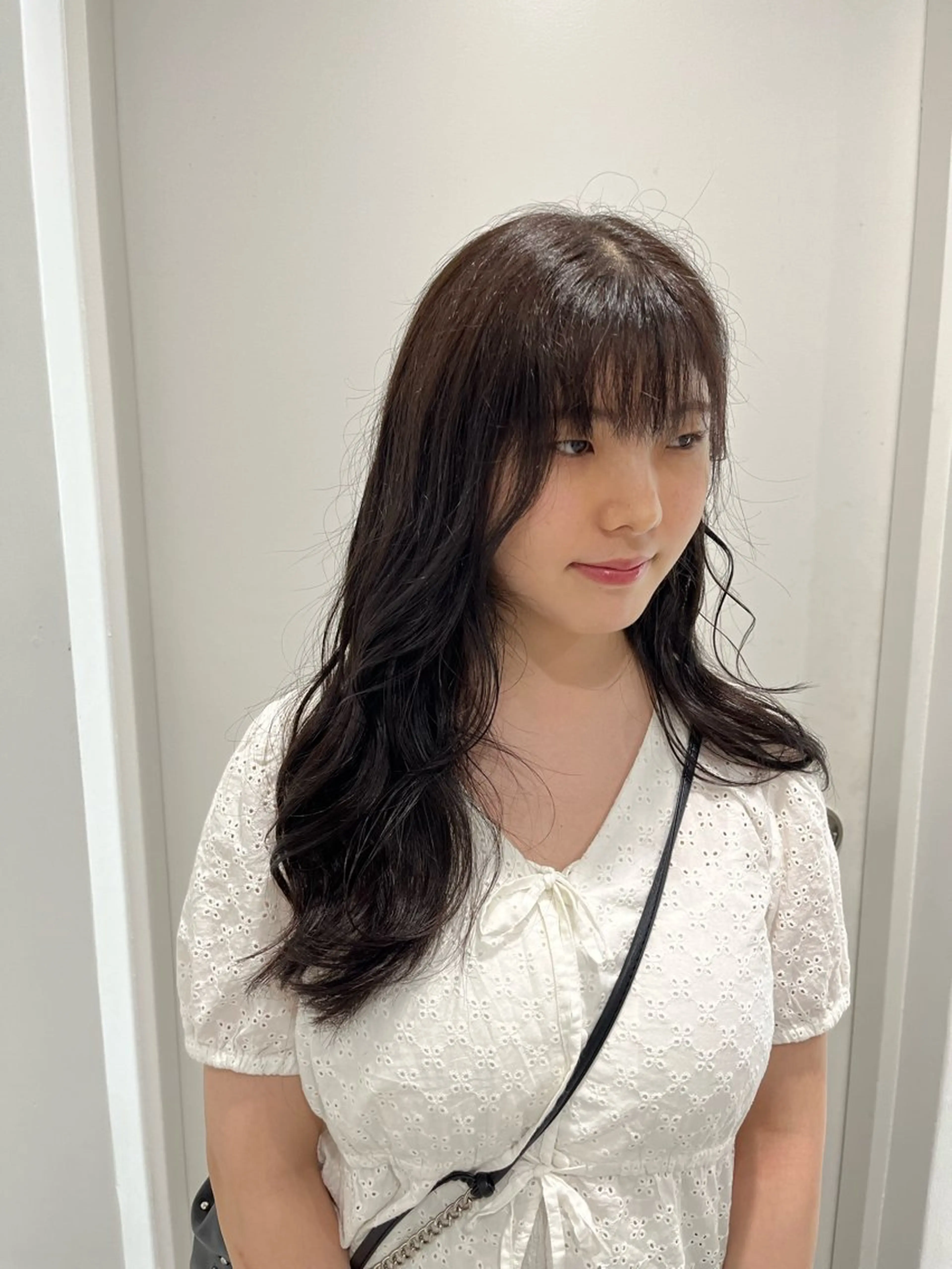 セミロング カラー ブラウンカラー 縮毛矯正/ハイトーン /パーマ/せき🧸のヘアスタイル