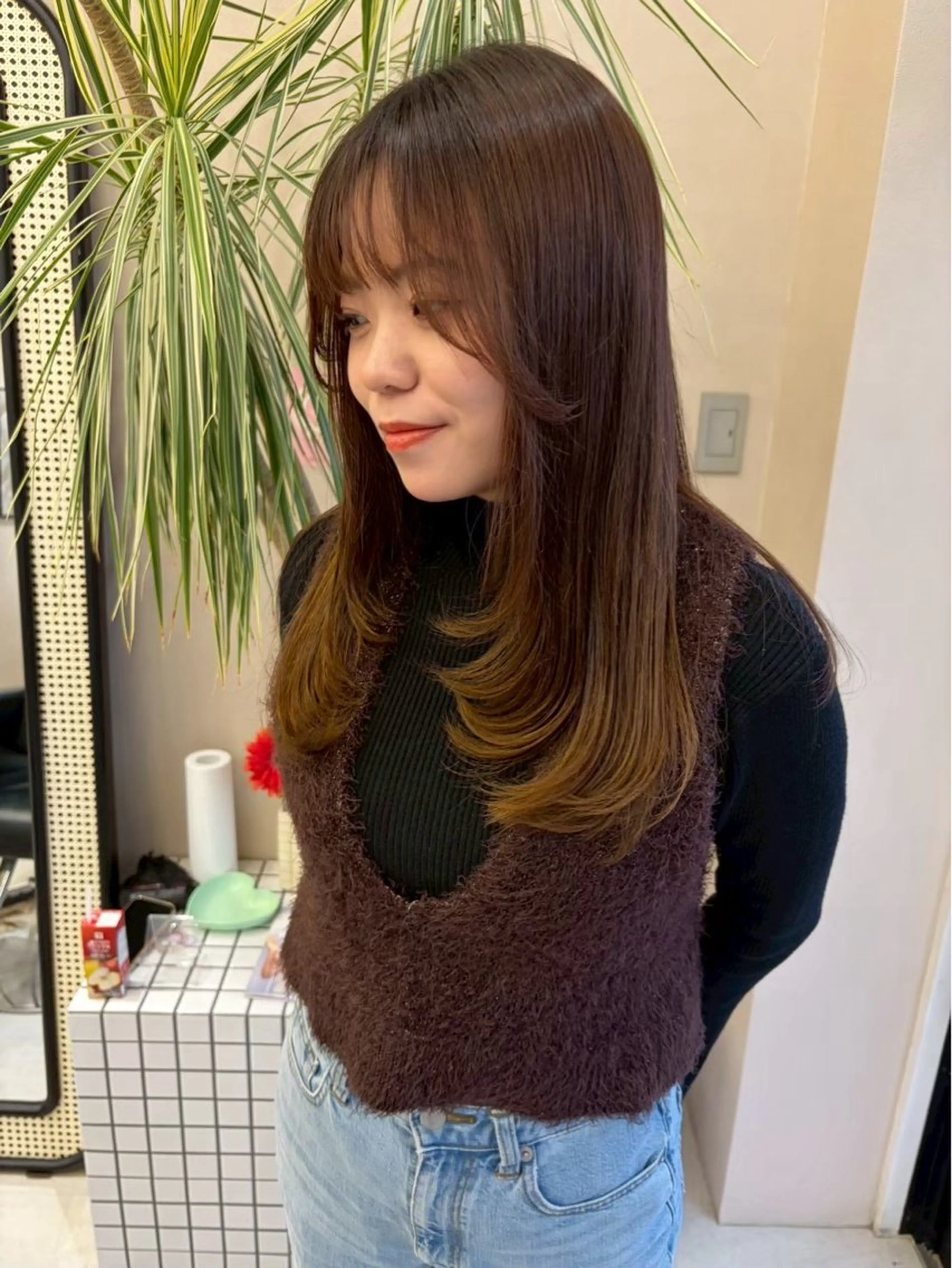 ロング umu.【ウム】 ricoのヘアスタイル