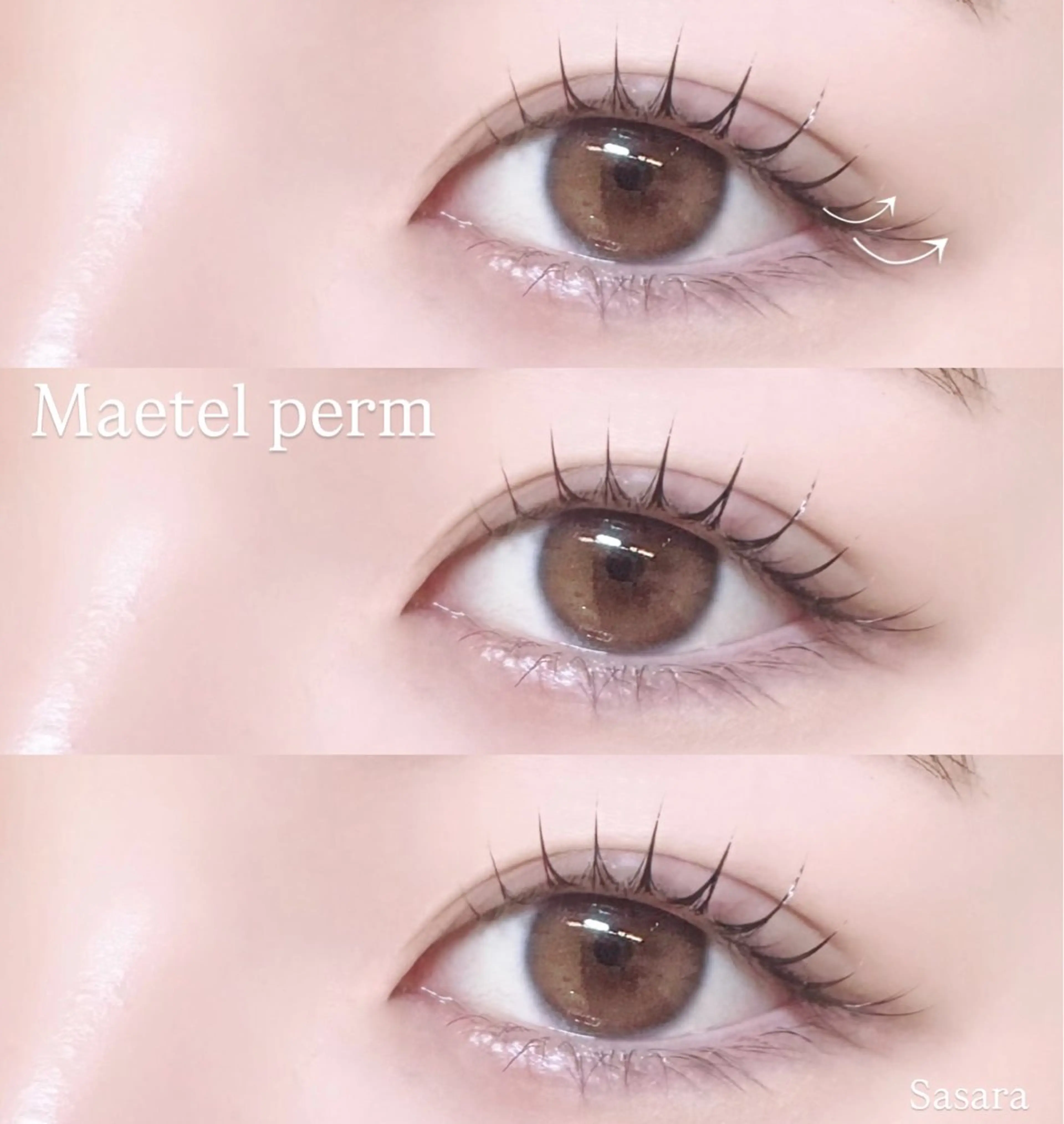 マツエク・マツパ マツパ 🍒束間まつ毛ෆ sasara🍒のマツエク・マツパデザイン