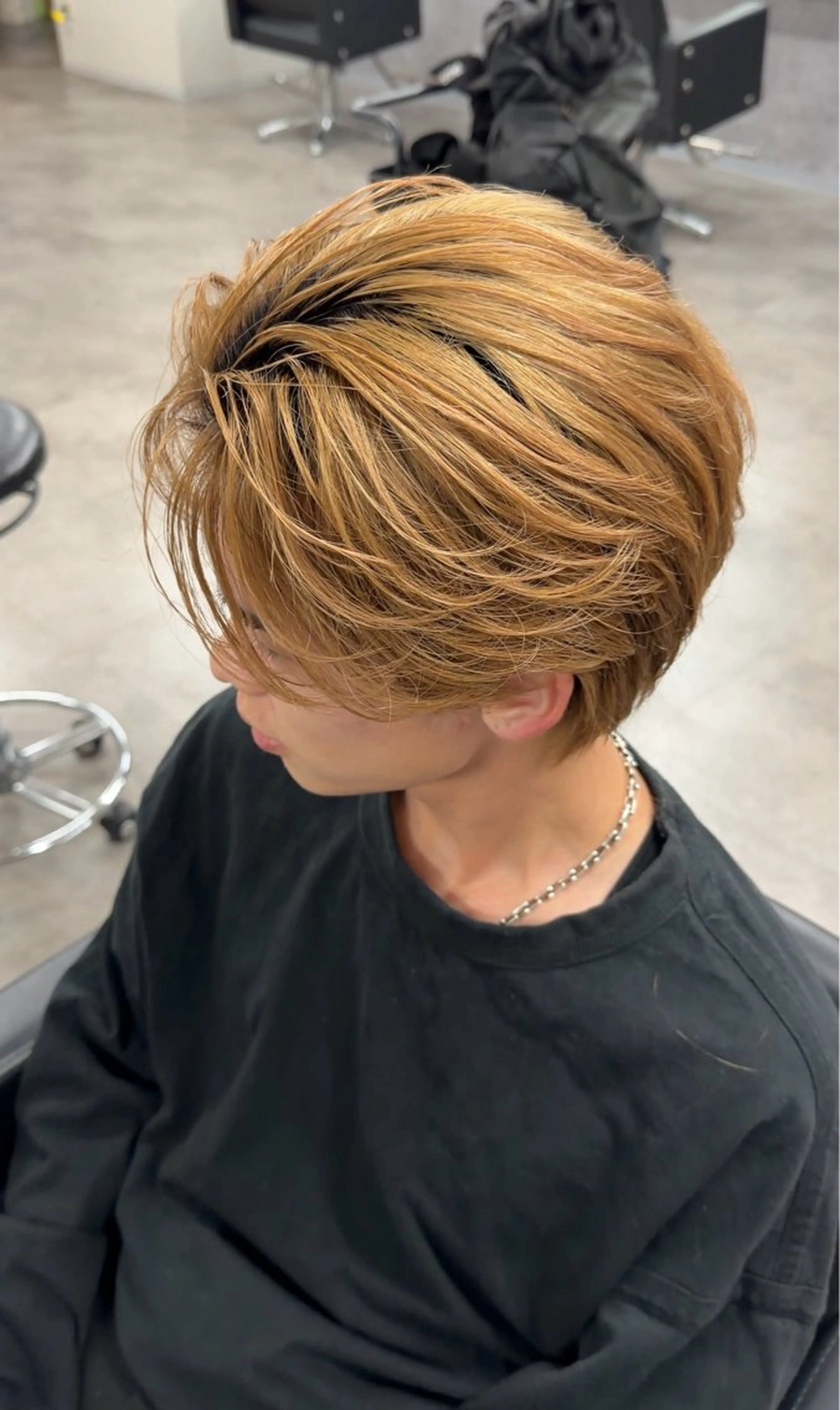 カラー シャドウパーマ/立川 メンズ/コタロウのヘアスタイル