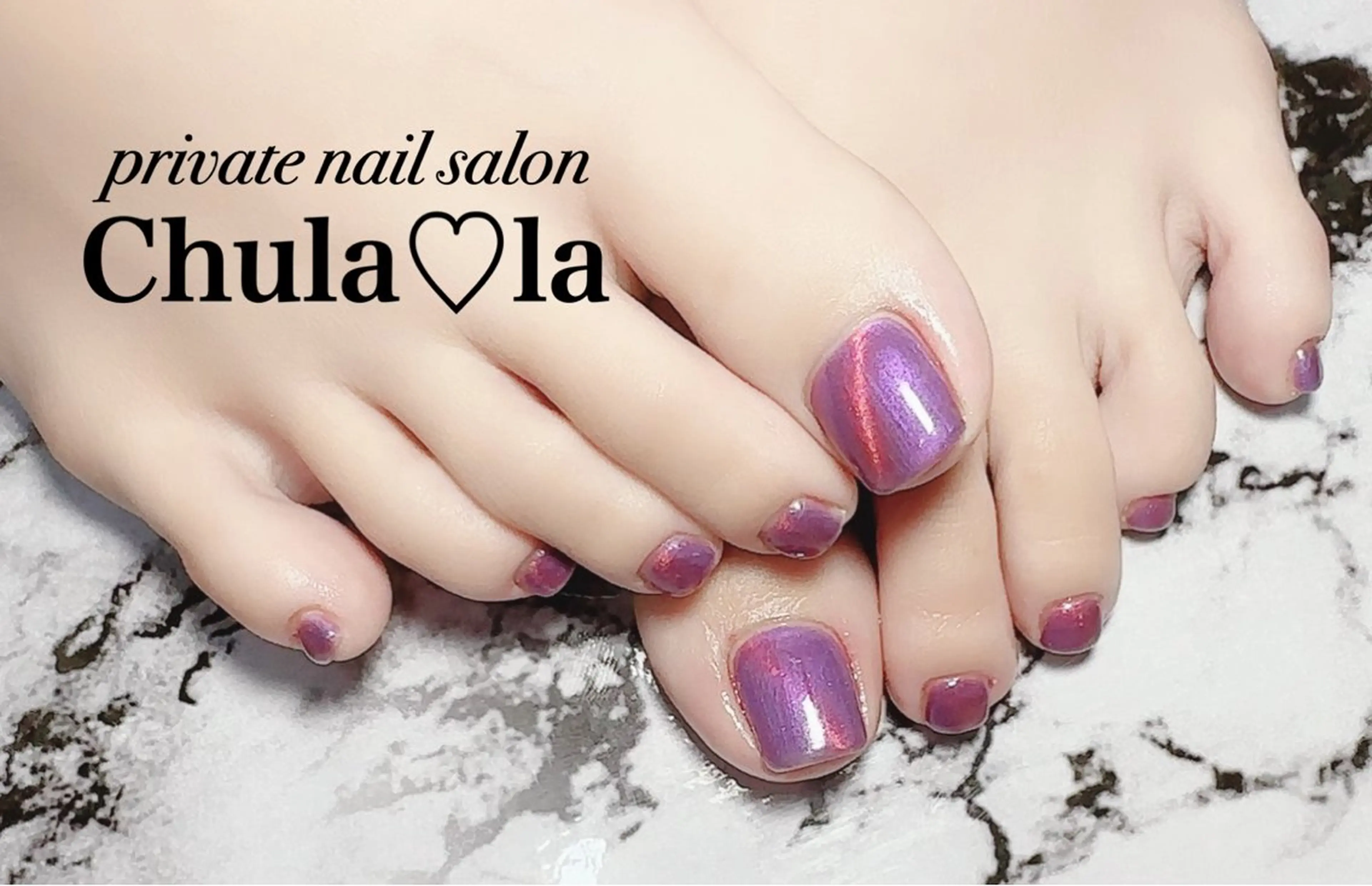 ネイル マグネットネイル フットネイル Chula♡la 豊見城市高安のネイルデザイン