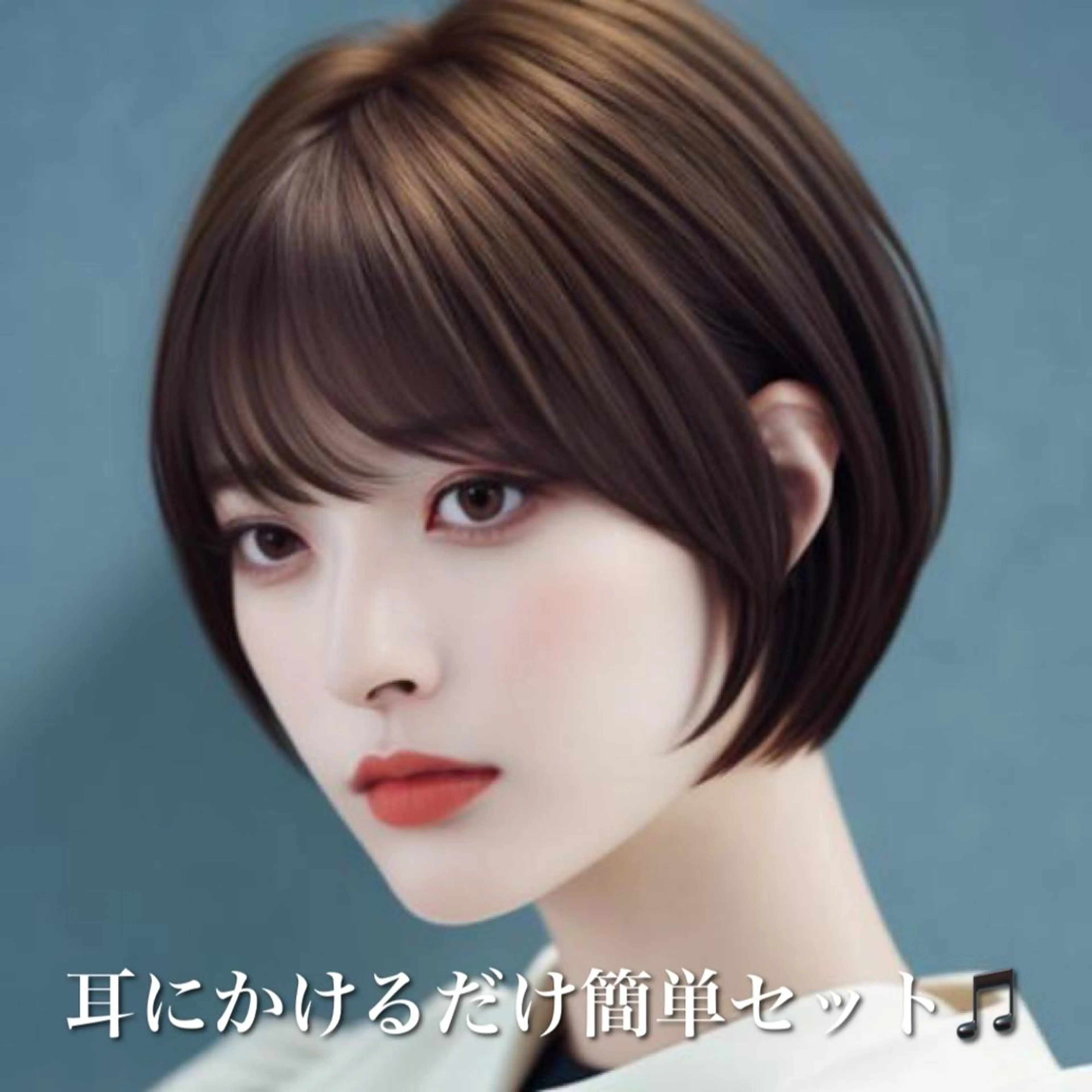 ミディアム カット ヘアカラー トリートメント ❣️髪質改善/ 美髪矯正/沼座悠人のヘアスタイル