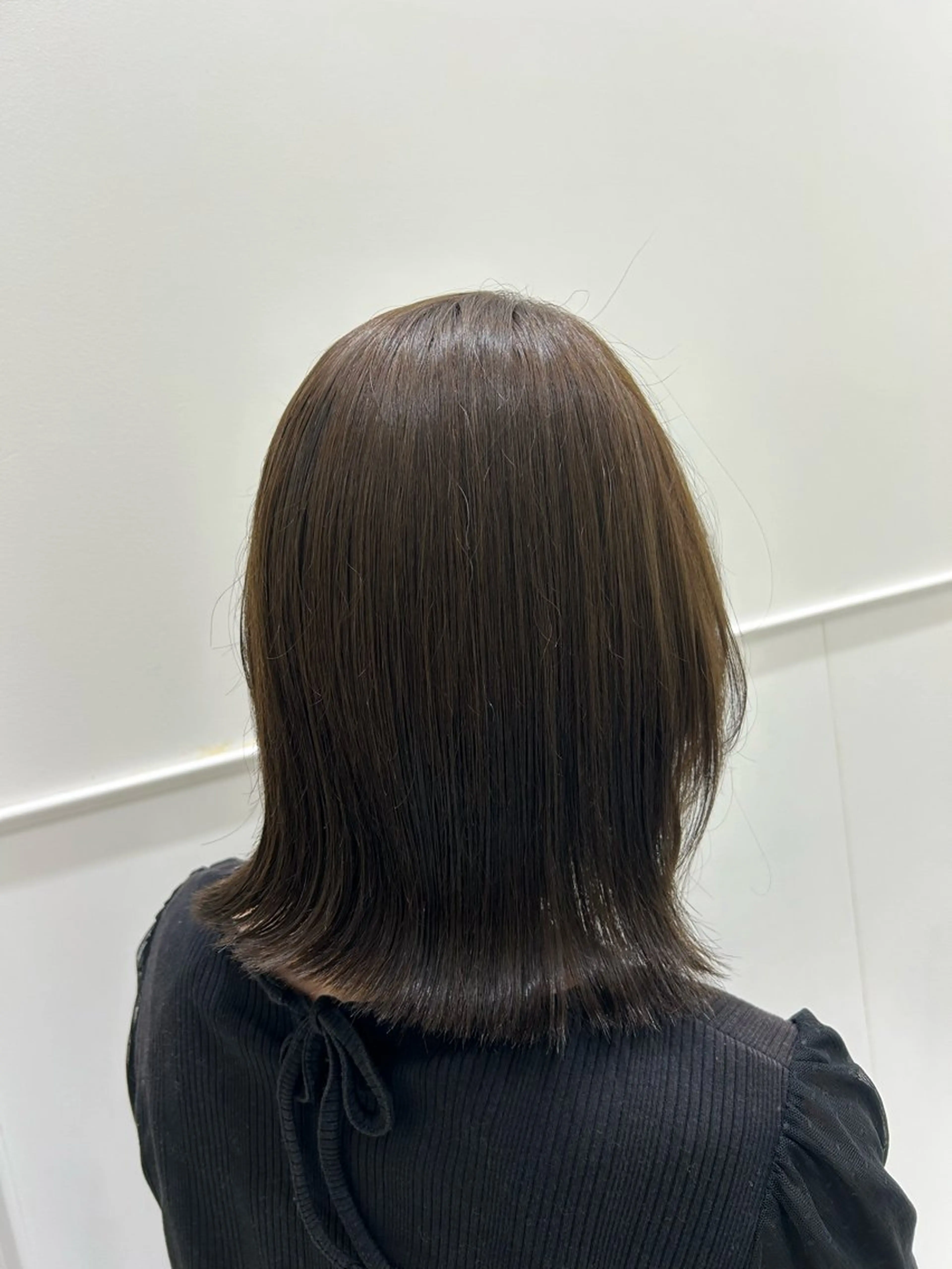 セミロング カラー 日南乃/柔らか ブラウンカラーのヘアスタイル