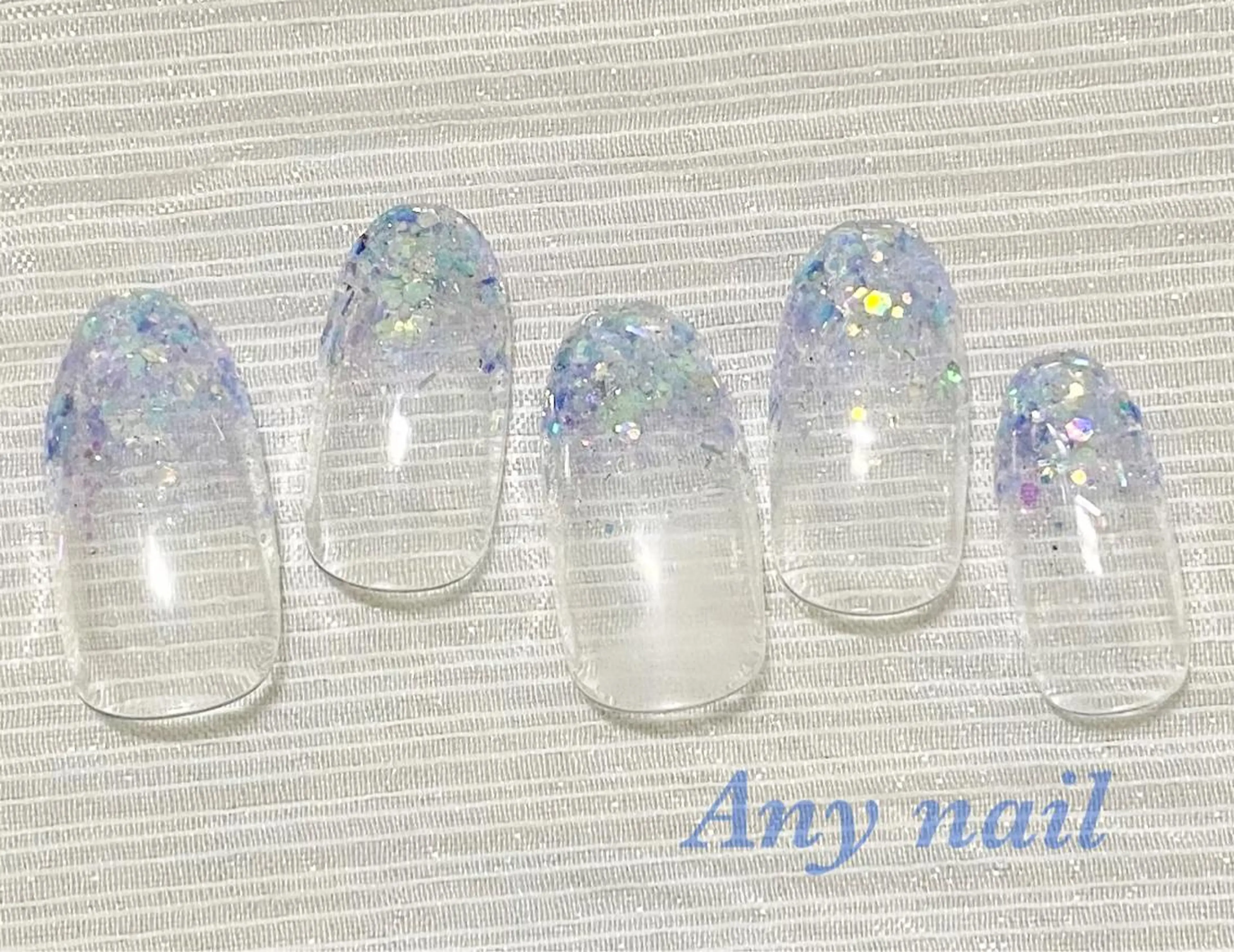 ネイル グラデーション キラキラネイル ラメ(グリッター) ラメグラデーション ハンドネイル 岩澤 恵子のネイルデザイン