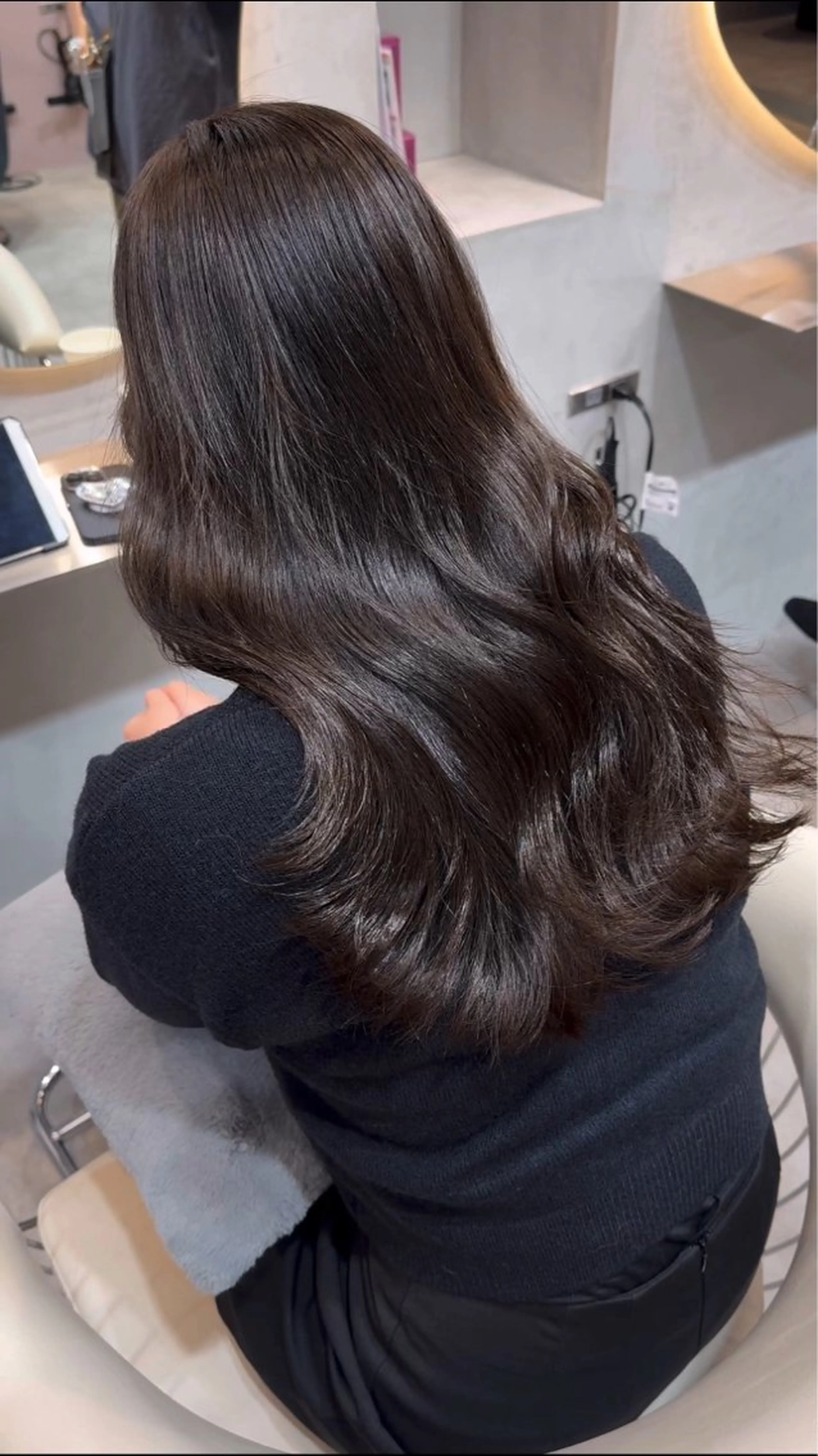 セミロング カラー ヘアアレンジ 🔶似合わせセンター パート/ヤス🔶のヘアスタイル