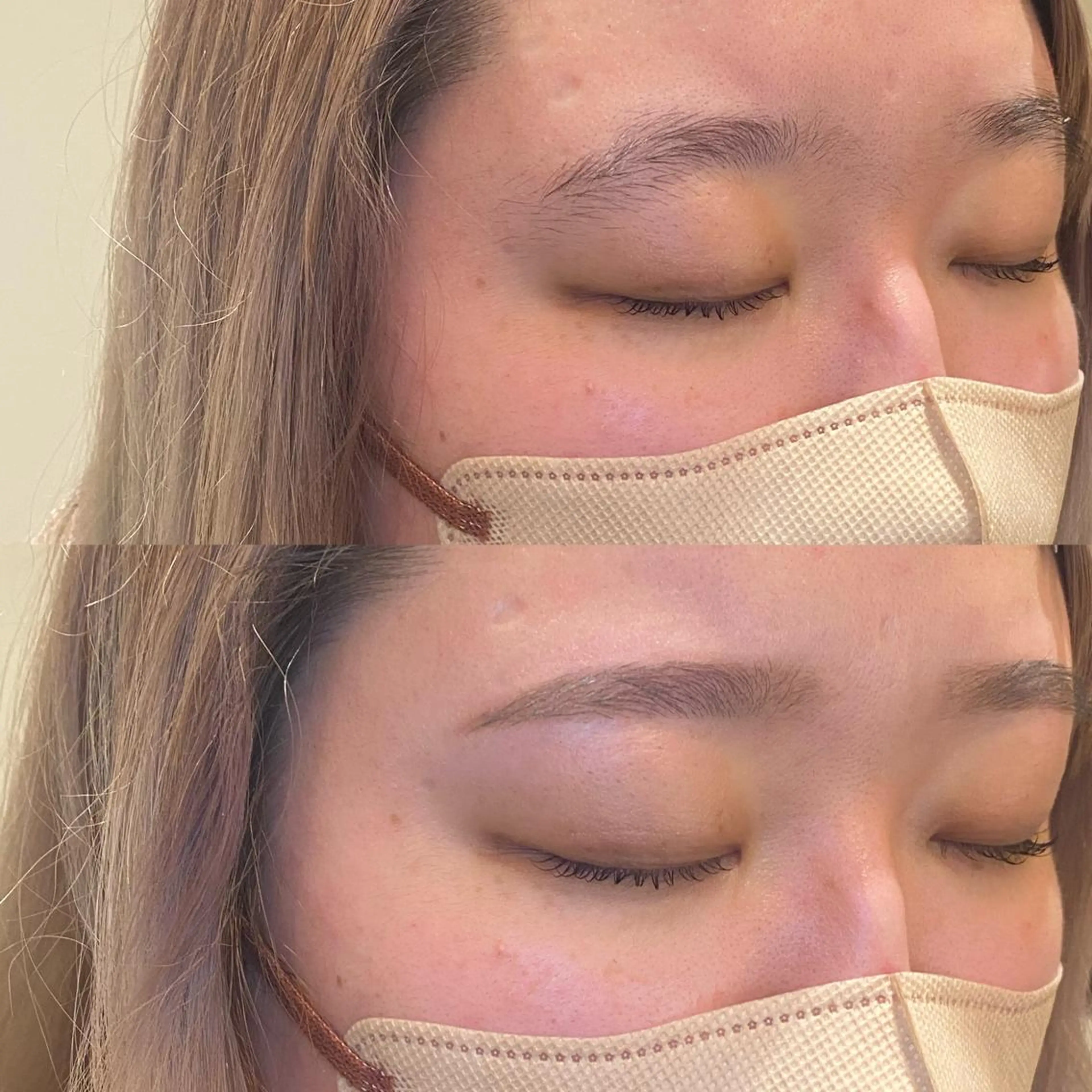 アイブロウ 柔らかい縮毛矯正/ ボブ/北林のヘアスタイル