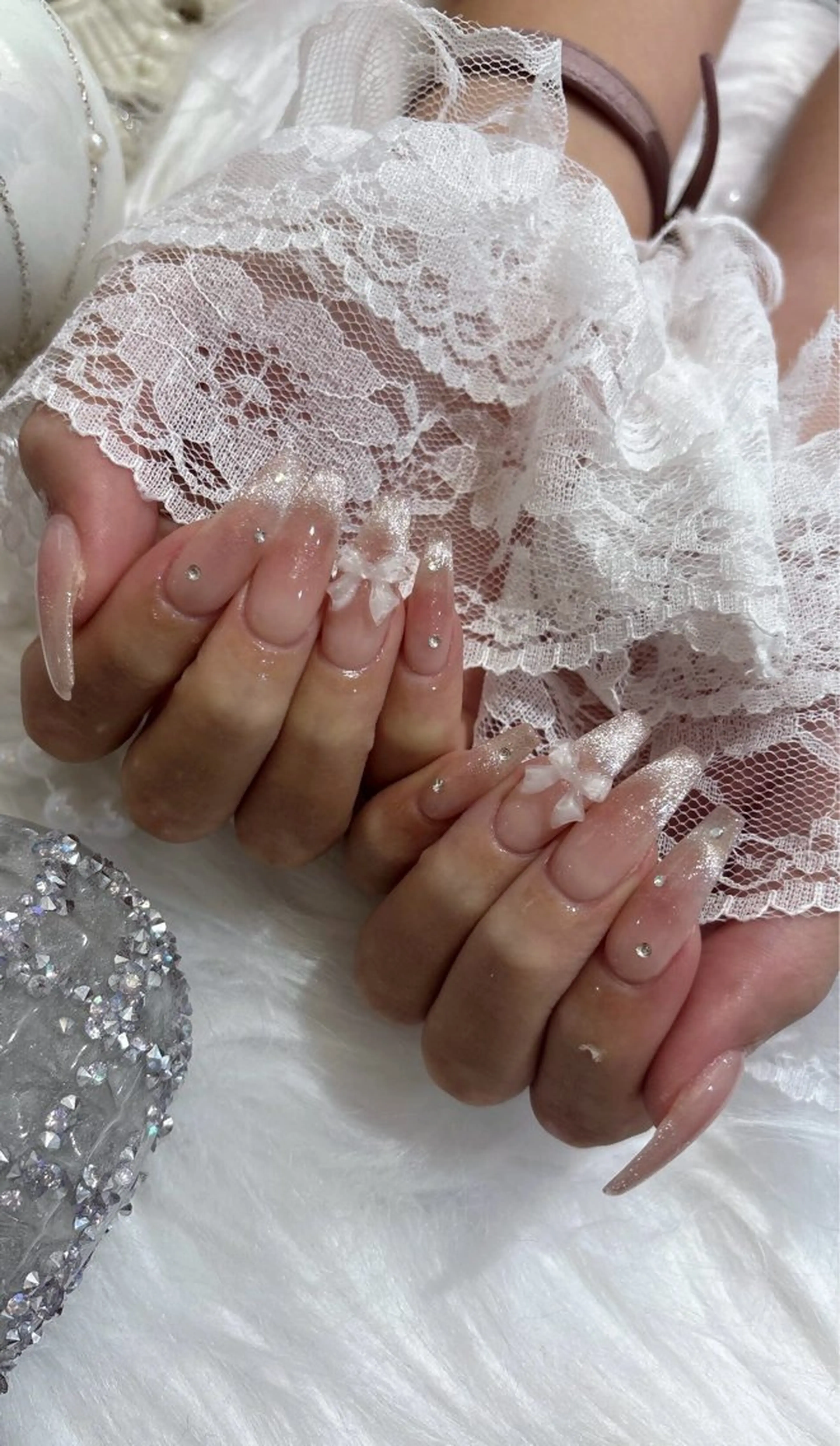 ネイル アートネイル フレンチネイル ジェルネイル 韓国ネイル 持ち込み ハンドネイル ANA.CHUO 本川越店舗のネイルデザイン