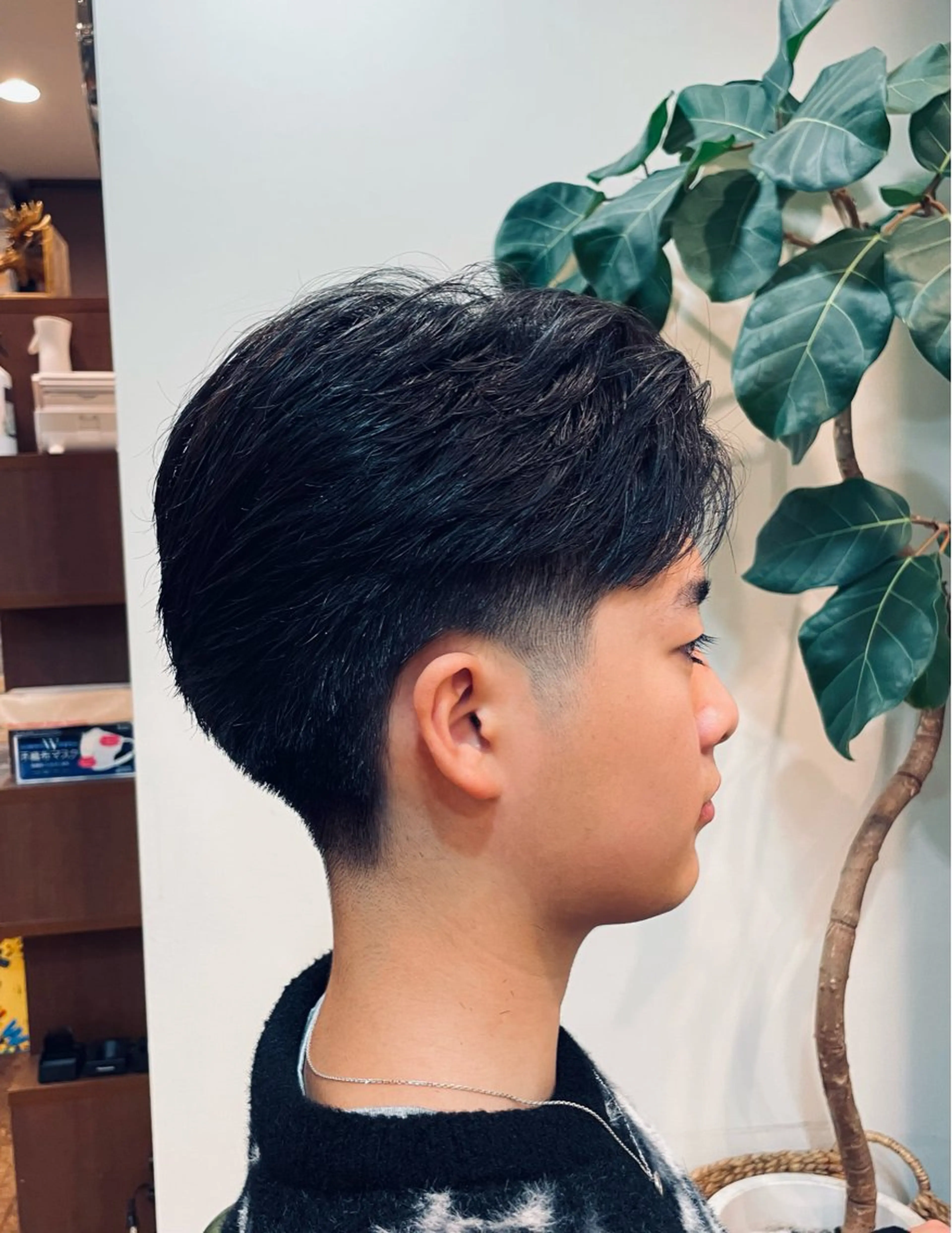 ショート メンズ かきあげバング ショートヘア 野村 健太のヘアスタイル