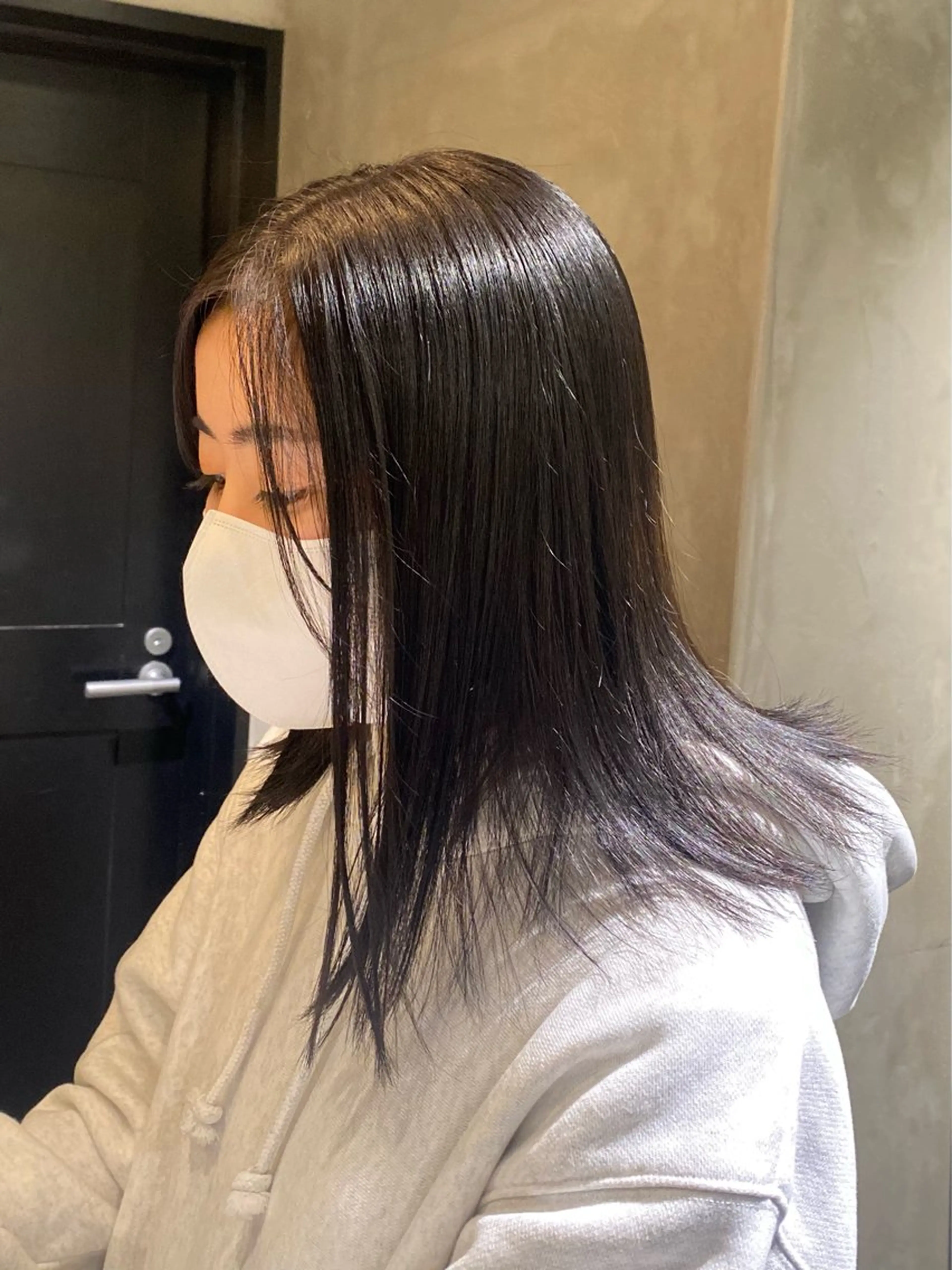 セミロング カラー デザイン/アレンジ ❤︎イシイレイのヘアスタイル