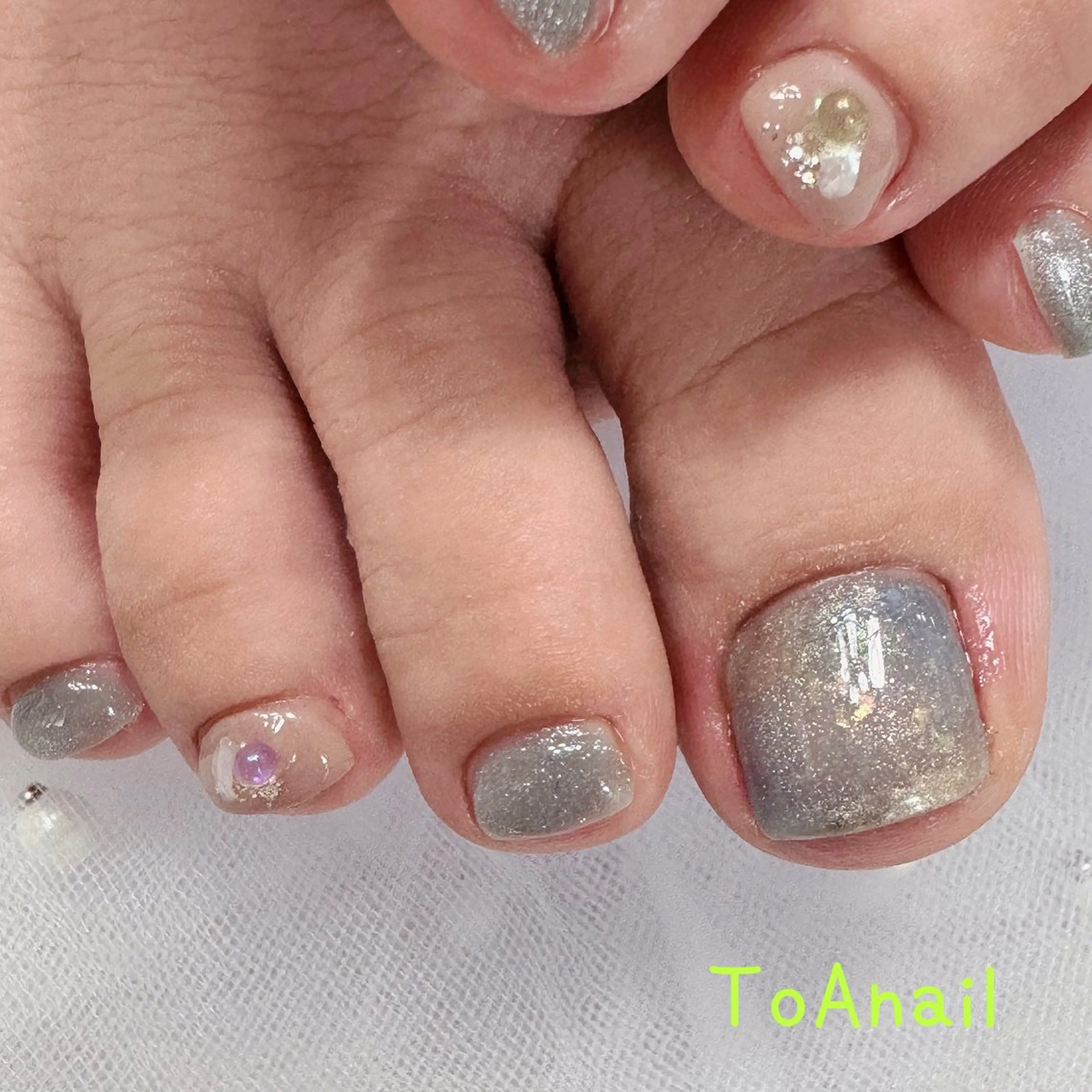 ネイル フットネイル ToA nailのネイルデザイン